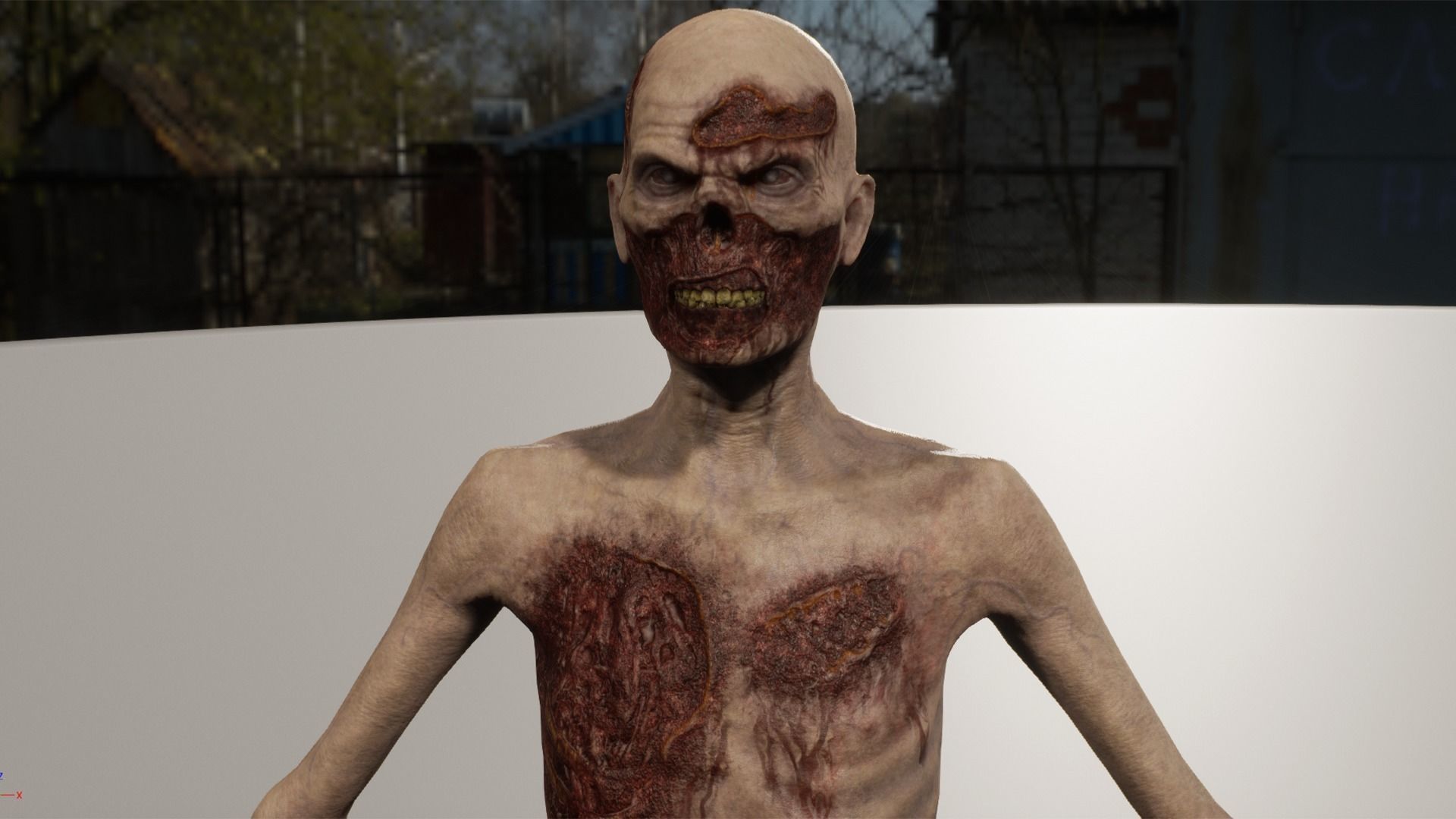 Zombie GameReady Low-poly 3D model_30