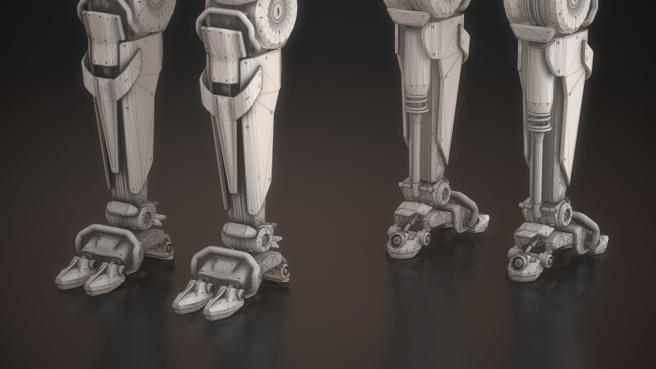 Robot M71 Low-poly 3D model_17