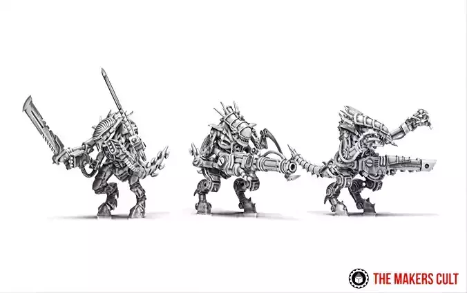 Iron Hive - Warriors set 1 3D print model
