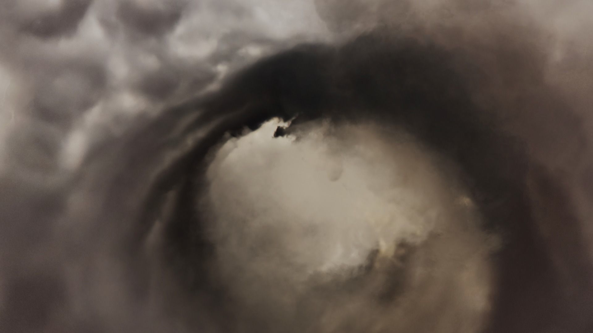 Inside the storm - HDRI Panoramic Sky - 360 clouds v02 Low-poly 3D model_5