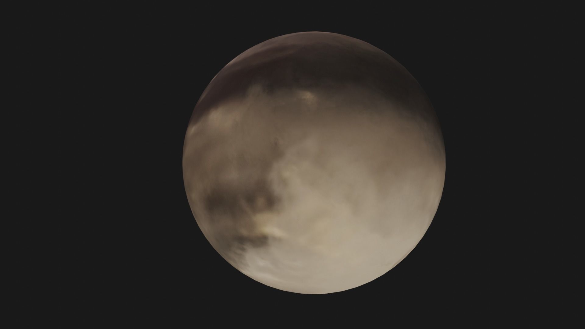 Inside the storm - HDRI Panoramic Sky - 360 clouds v02 Low-poly 3D model_12