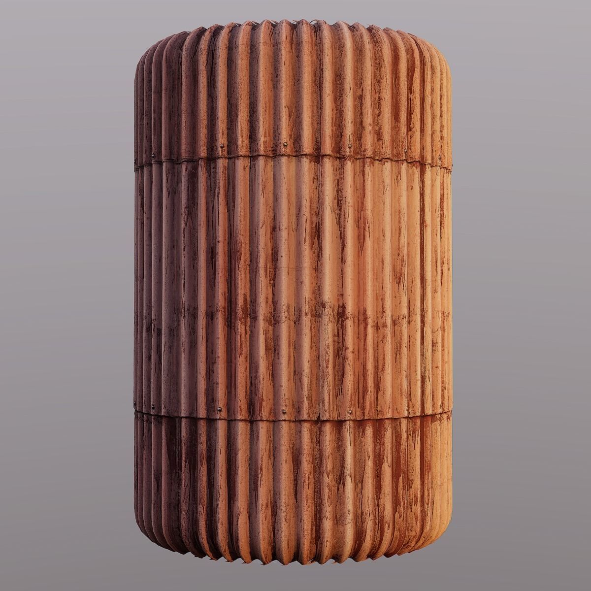 Corrugated Sheet PBR Texture Texture_2
