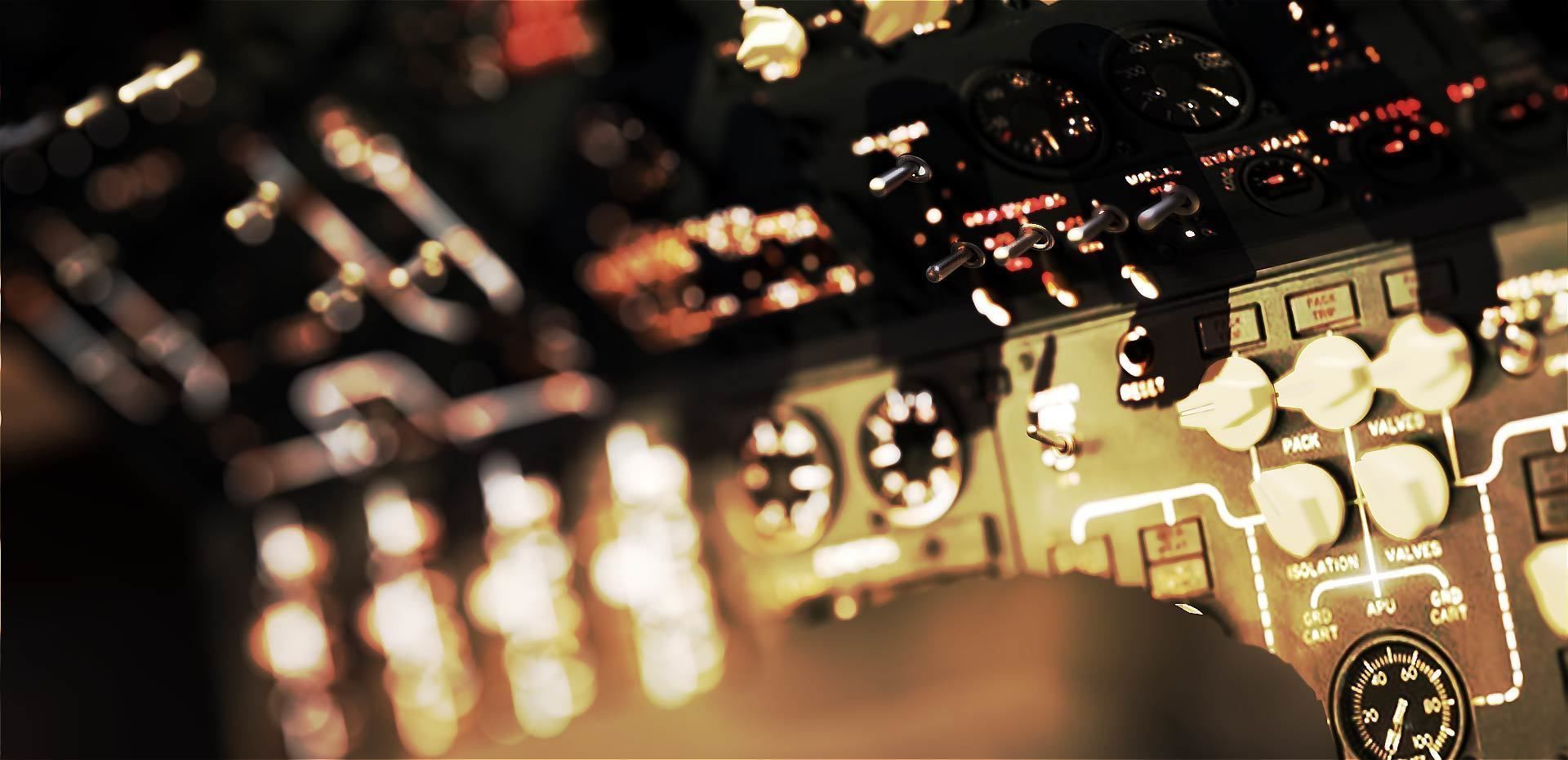 Boeing 747 Airplane Cockpit 3D model_10