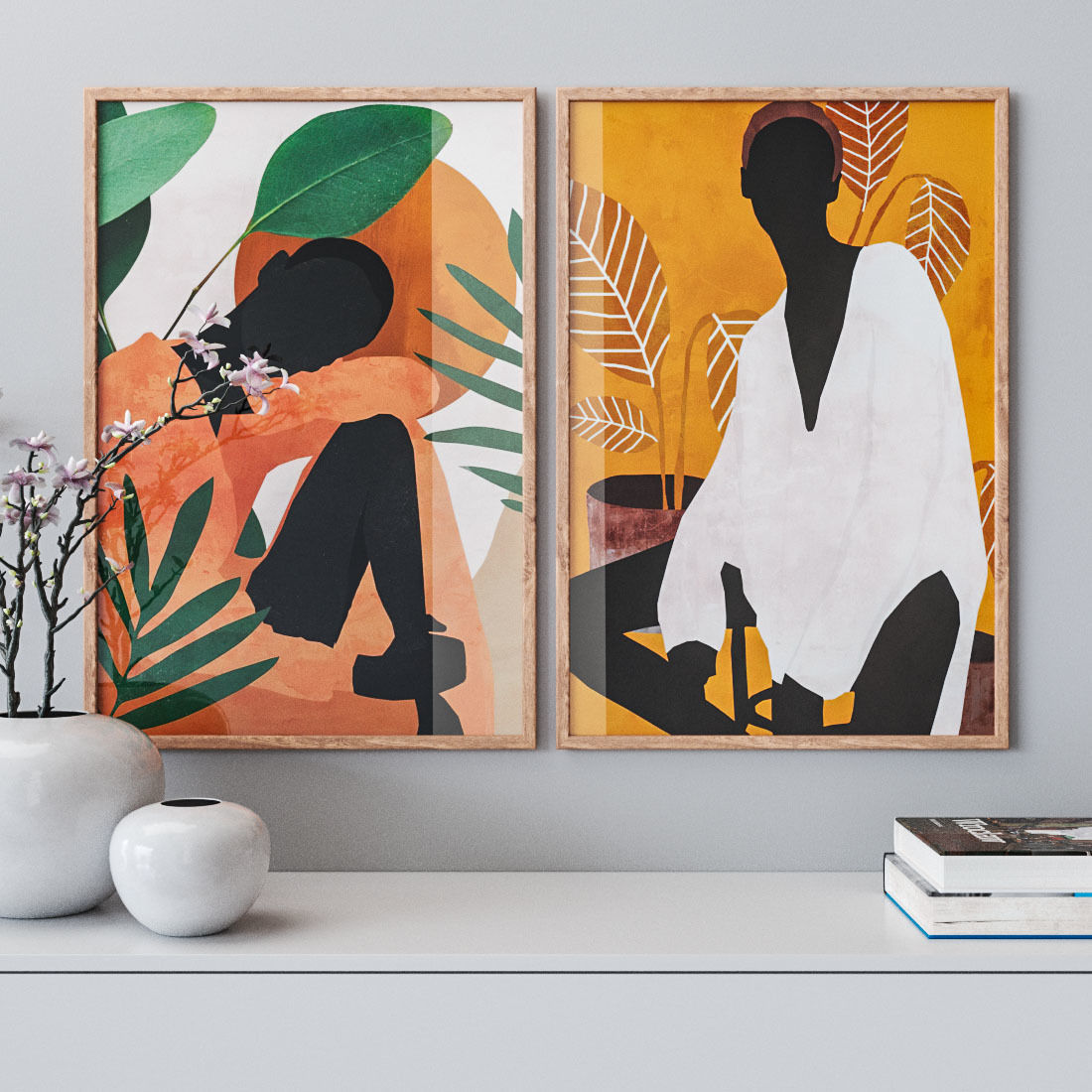 Photo Frames Set 20 3D model_1