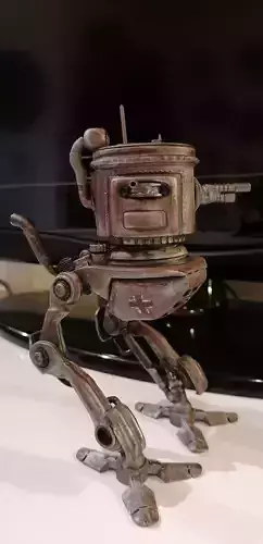 jurghen ww2 style mecha 3D model