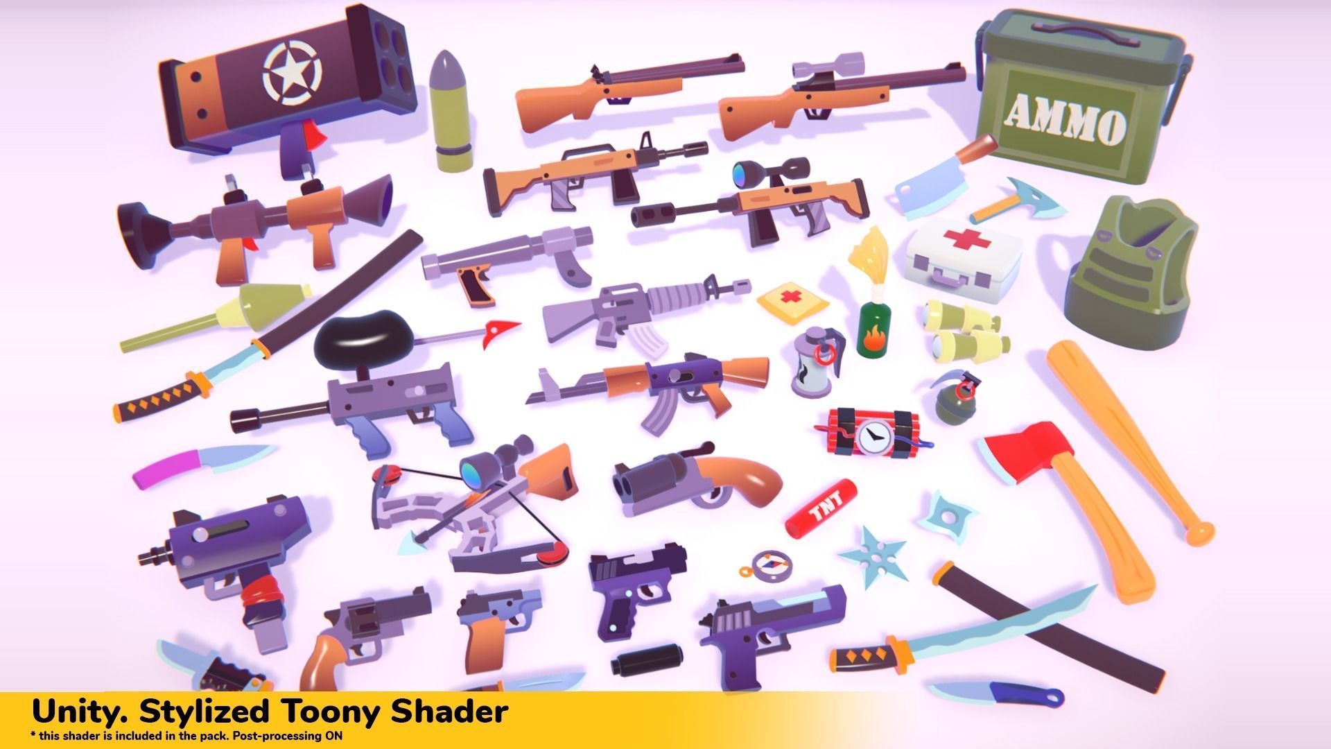 Hypercasual Action Props Pack Volume 1 Low-poly 3D model_2