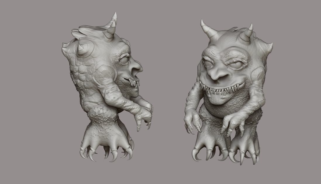 creature demon monster 3D model_1