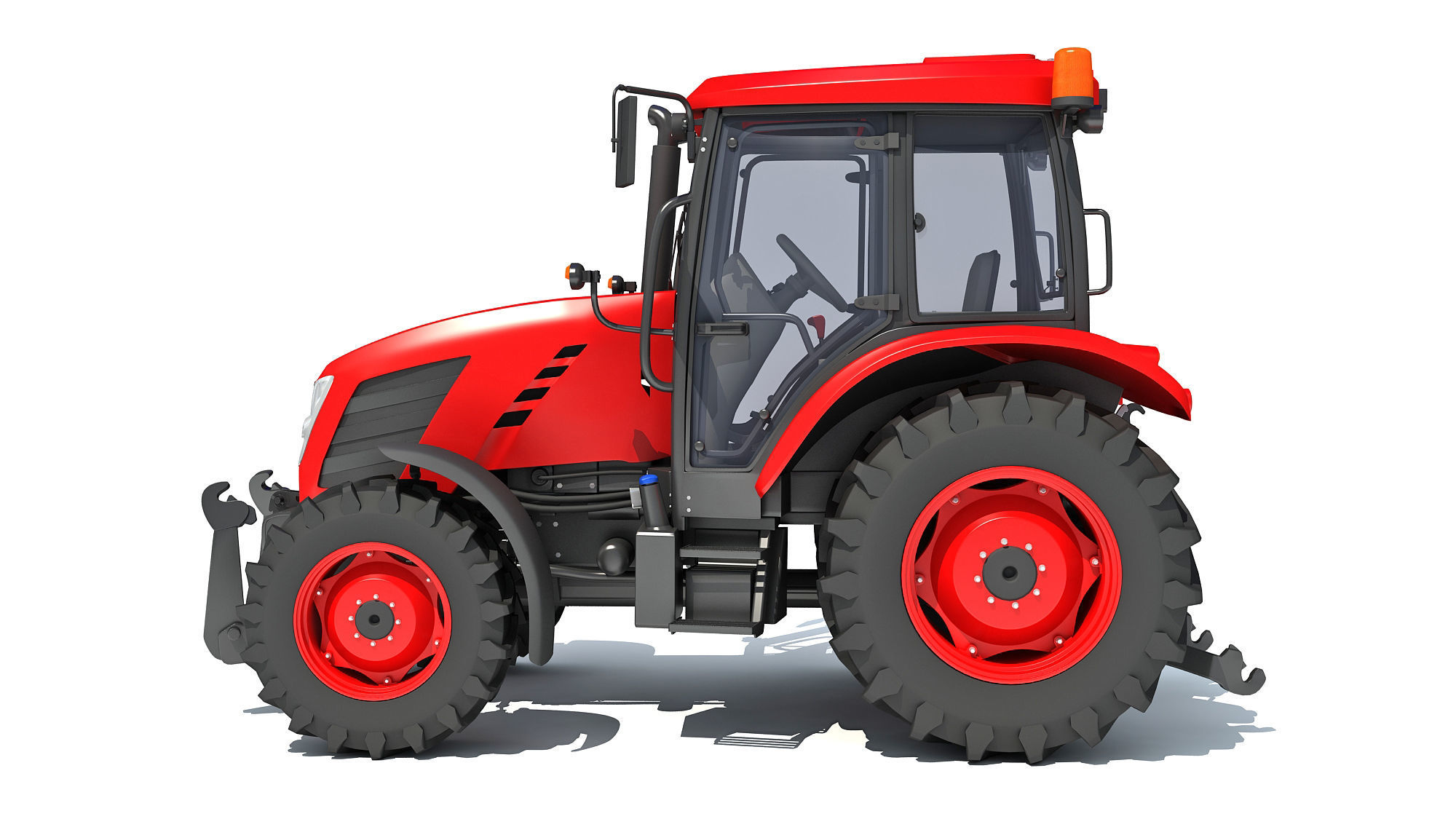 Farm Tractor 3D model_1