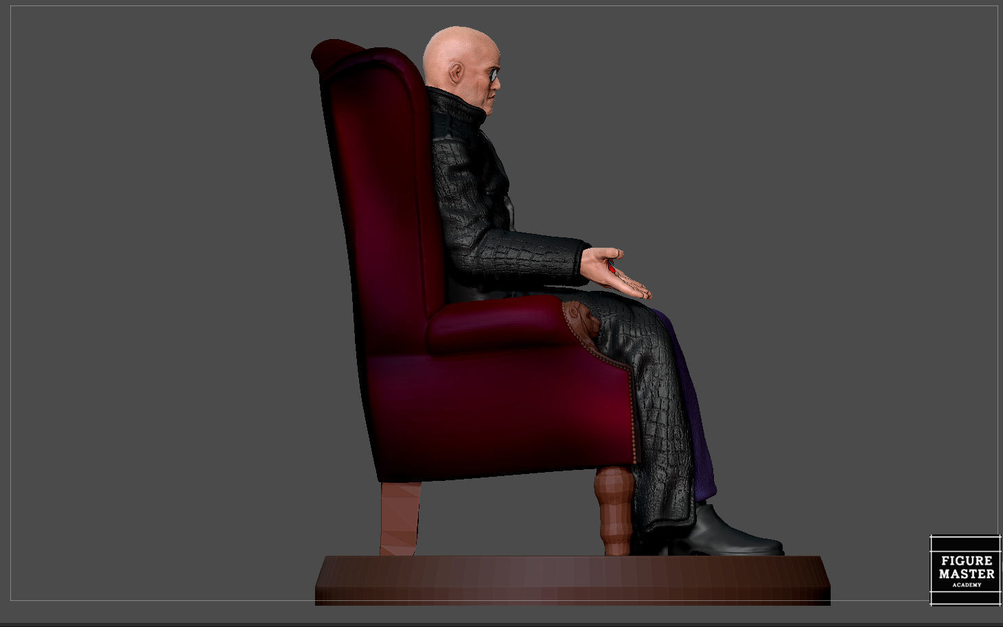 MORPHEUS MATRIX STATUE MOVIE CHARACTER MAN 3D print model_5