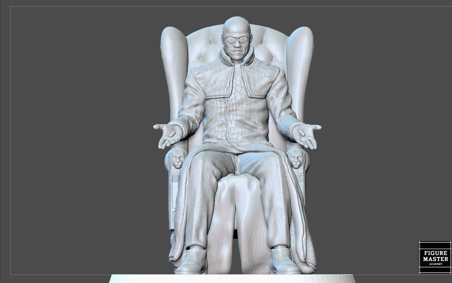 MORPHEUS MATRIX STATUE MOVIE CHARACTER MAN 3D print model_17