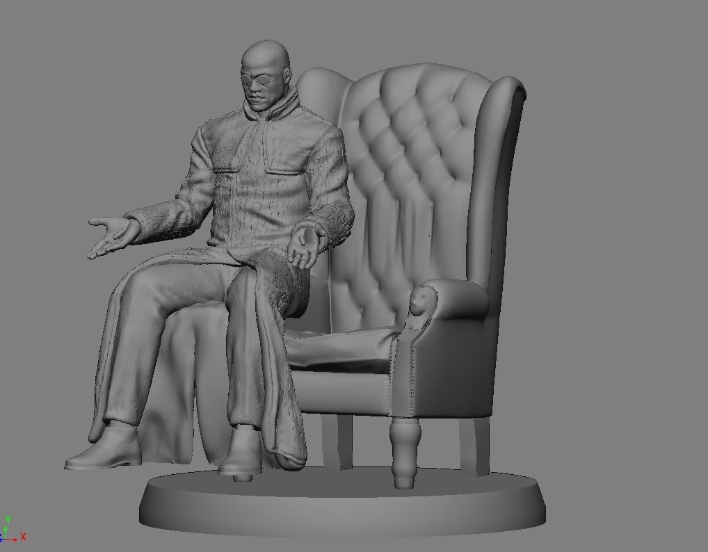 MORPHEUS MATRIX STATUE MOVIE CHARACTER MAN 3D print model_21