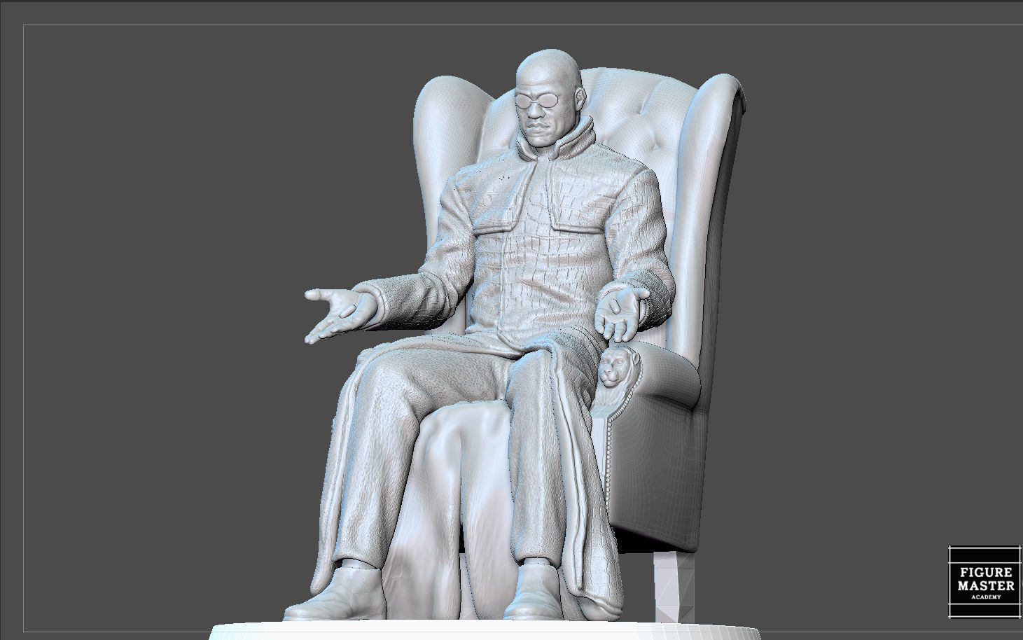 MORPHEUS MATRIX STATUE MOVIE CHARACTER MAN 3D print model_18