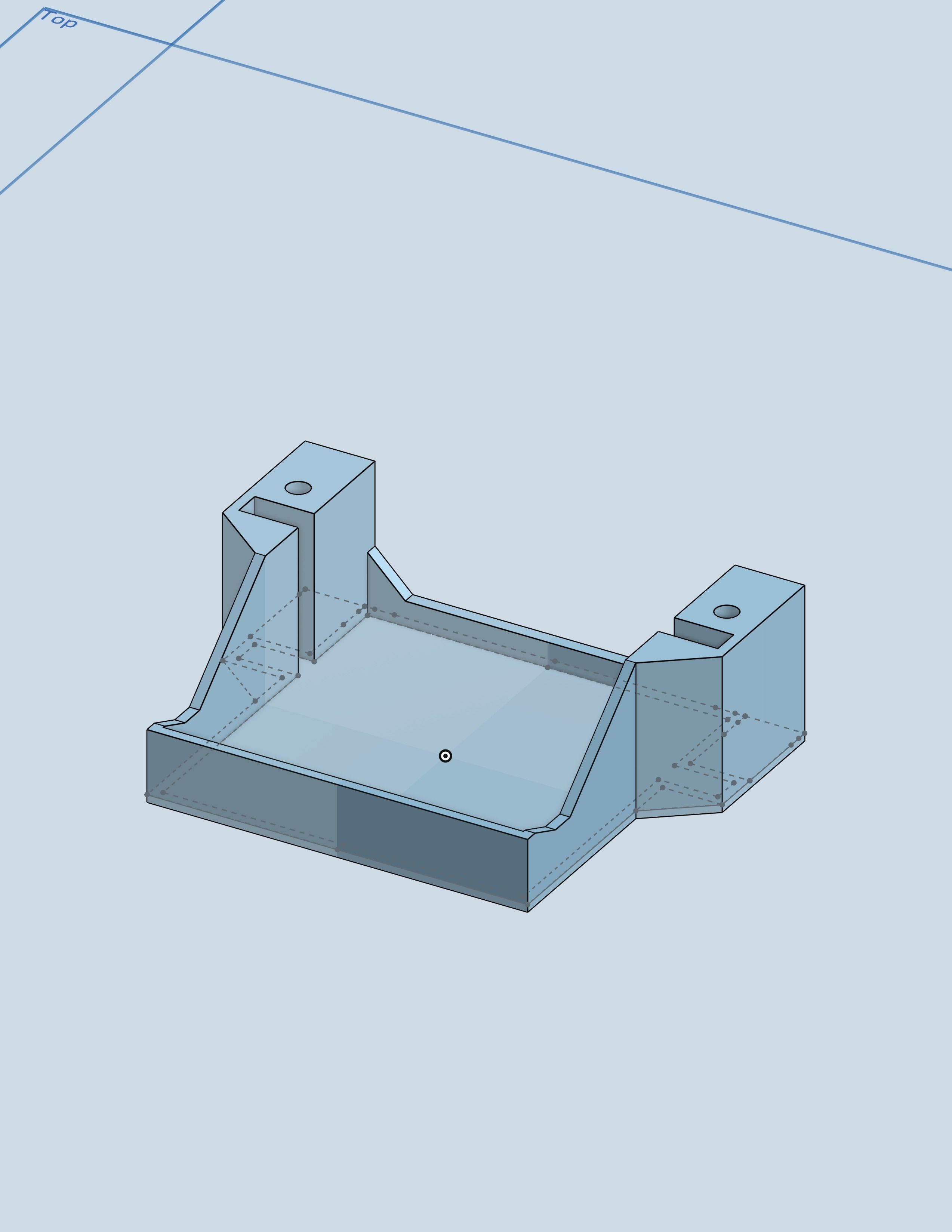 Servo Holder  options 3D print model_9