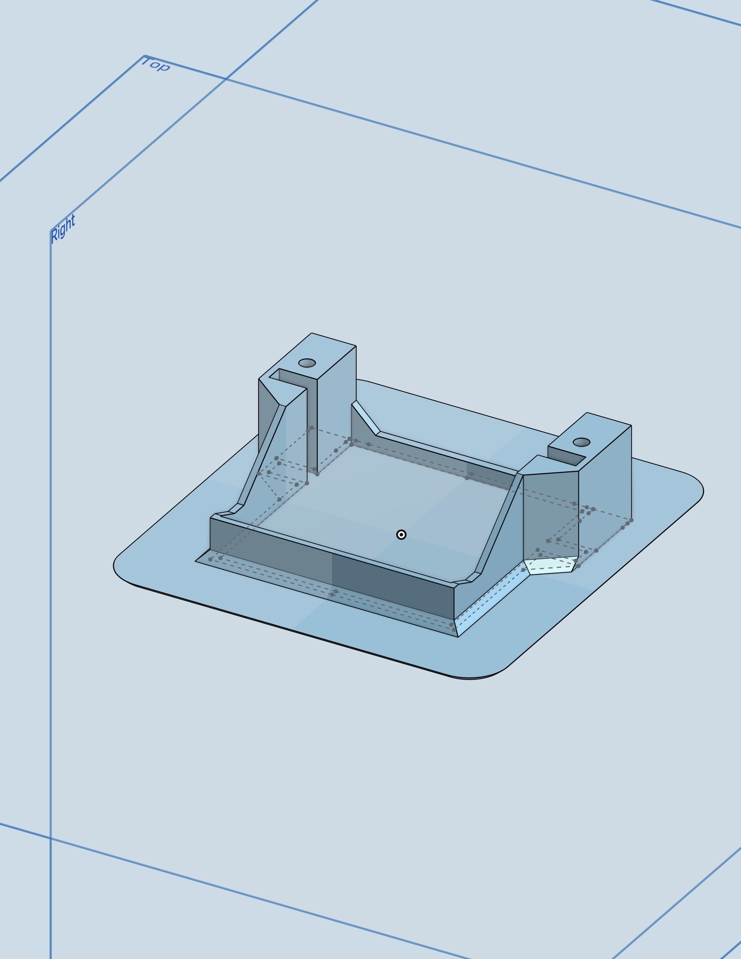 Servo Holder  options 3D print model_8