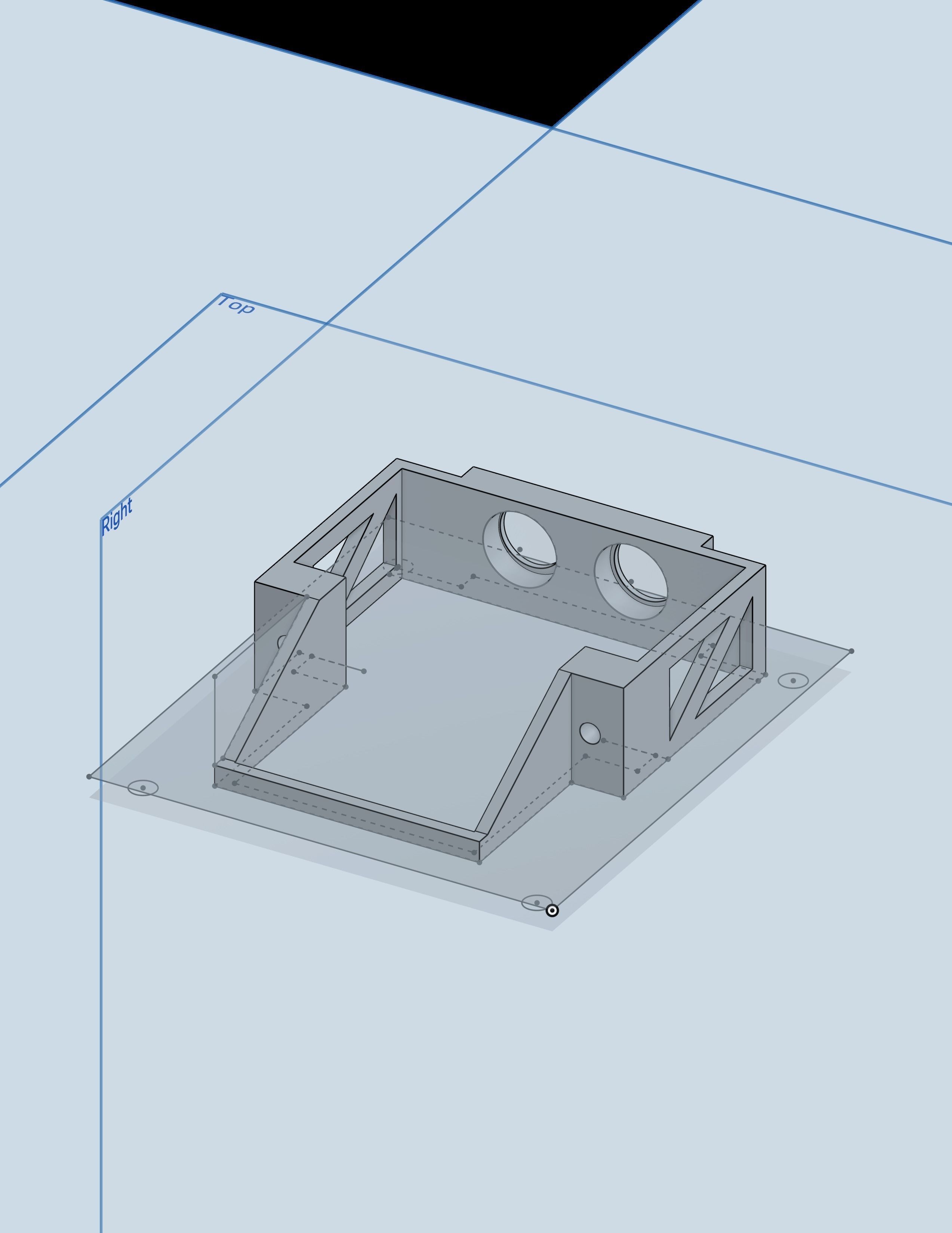 Servo Holder  options 3D print model_5
