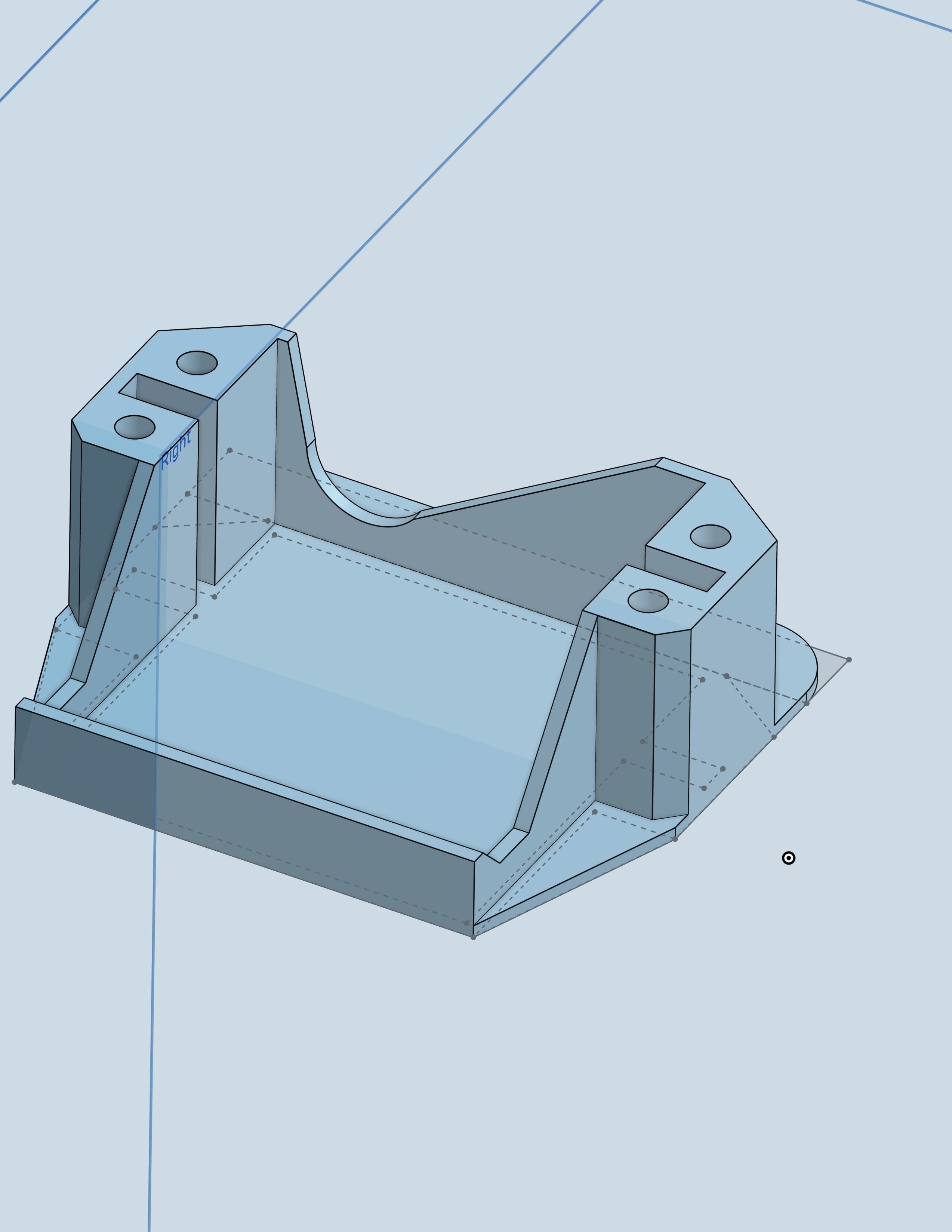 Servo Holder  options 3D print model_10