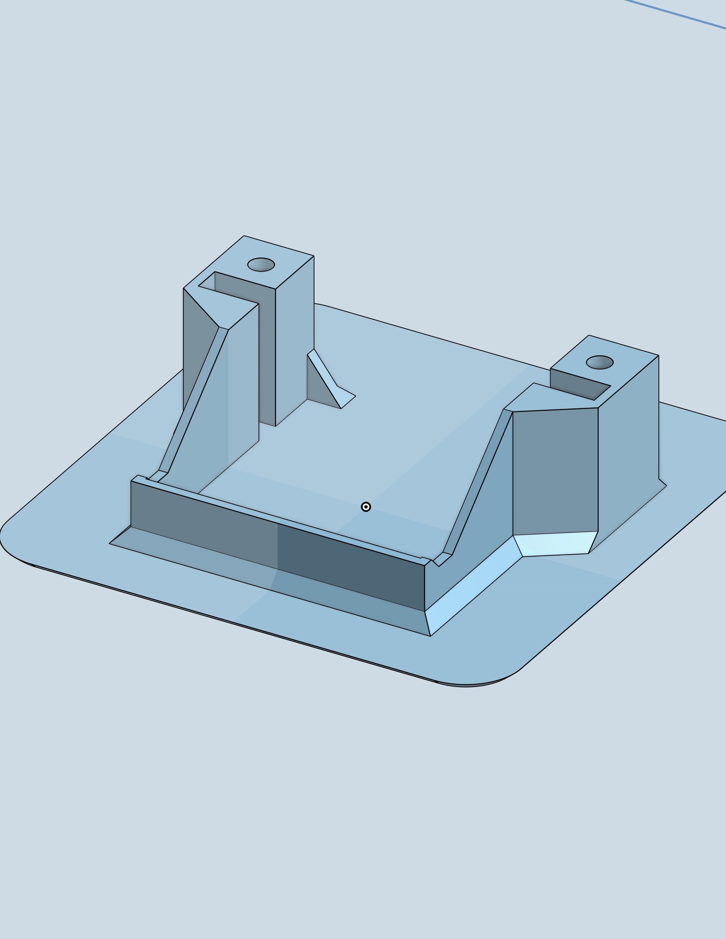 Servo Holder  options 3D print model_7