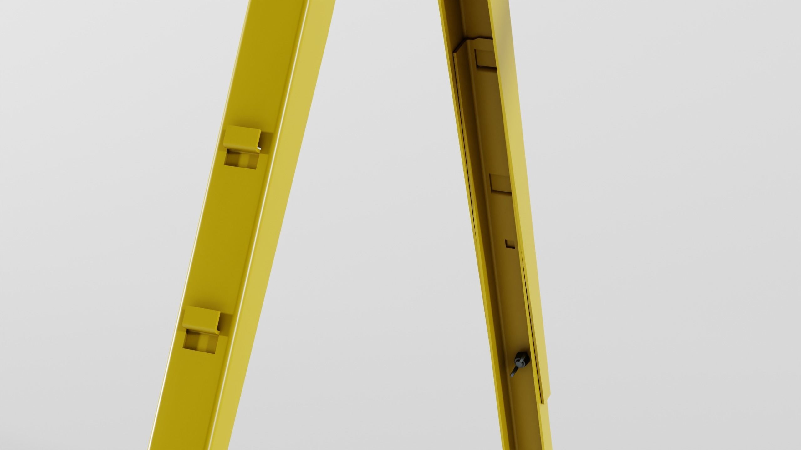 Foldable Sawhorse  3D model_2