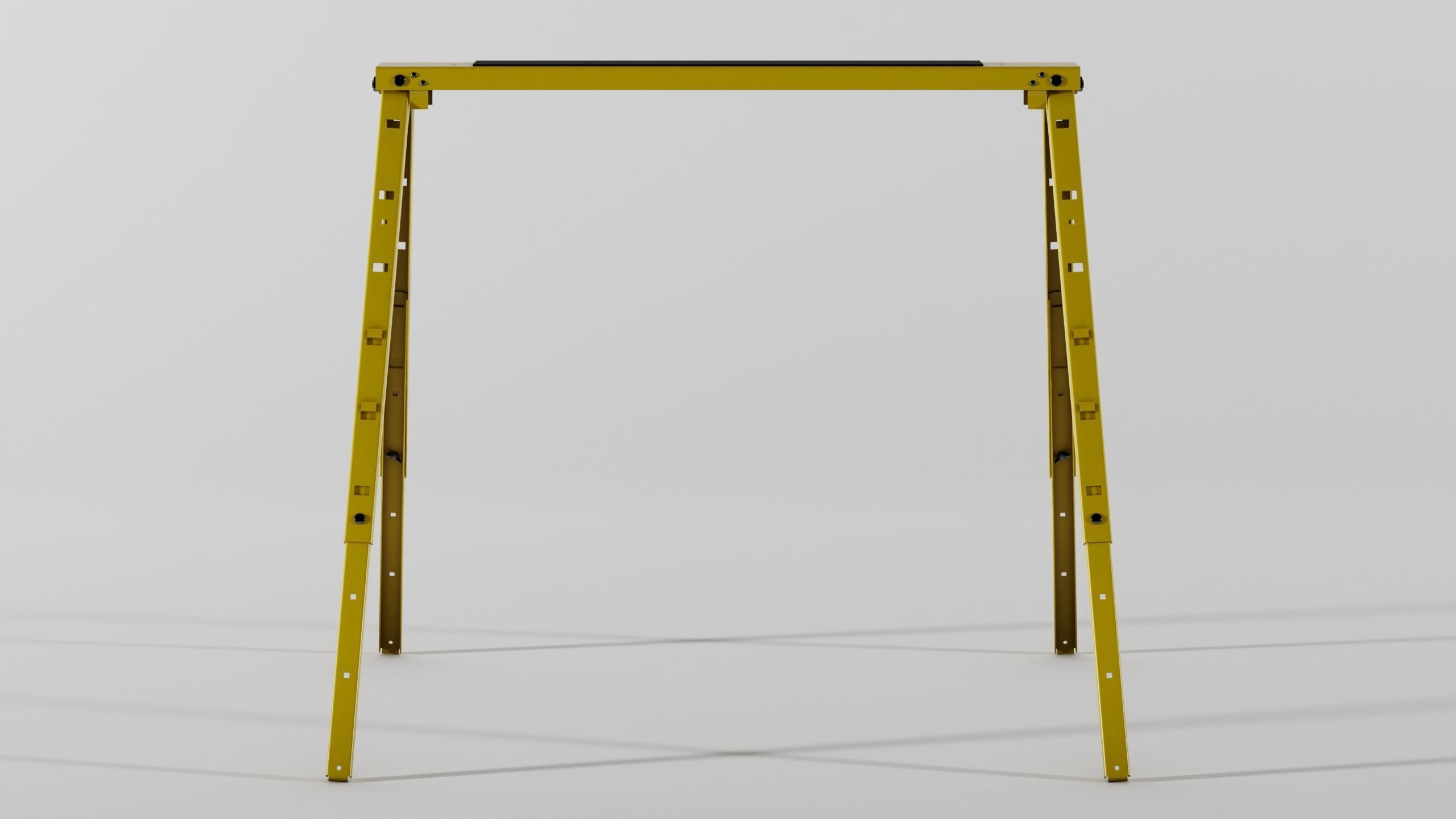 Foldable Sawhorse  3D model_3