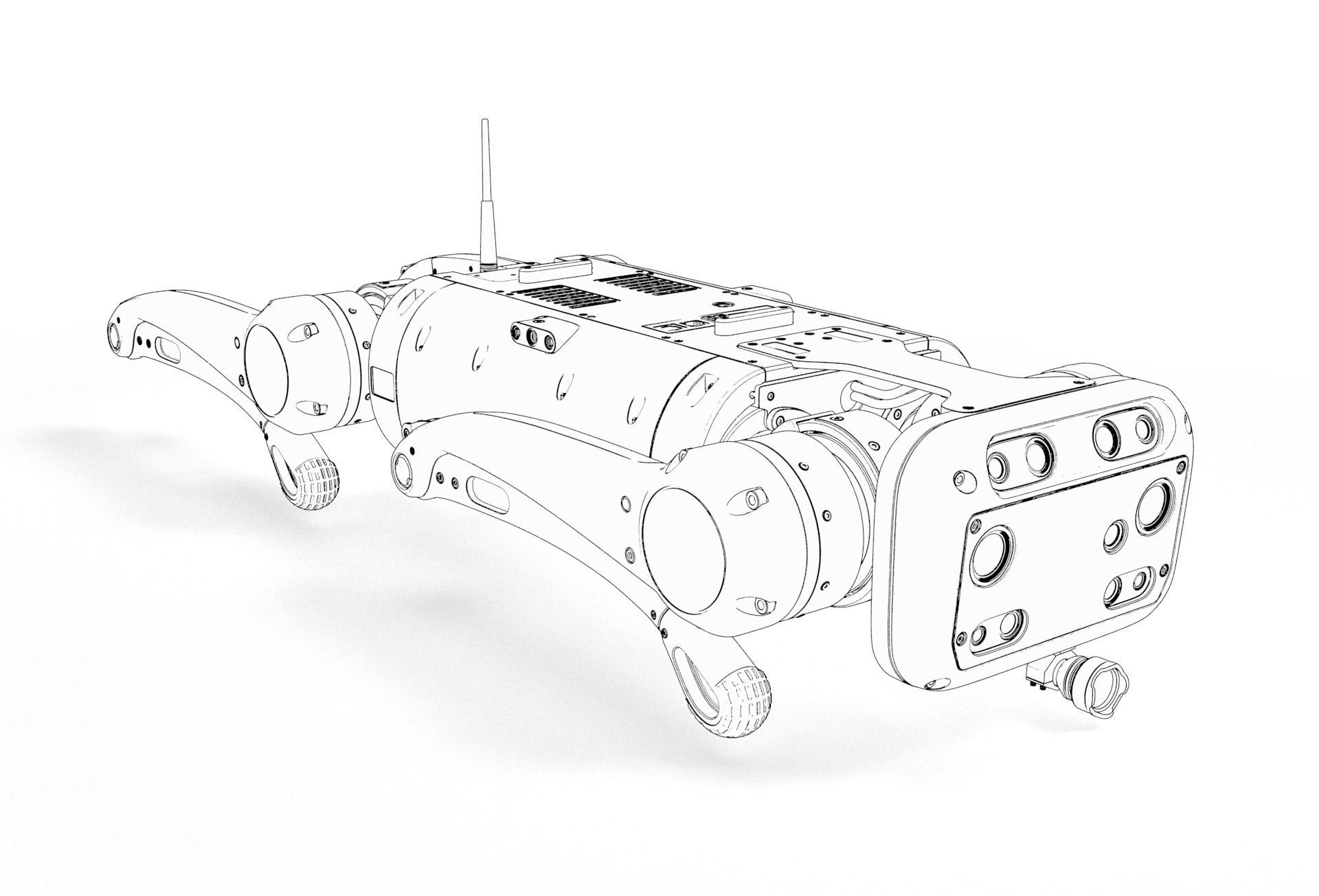 Robot dog  3D model_31