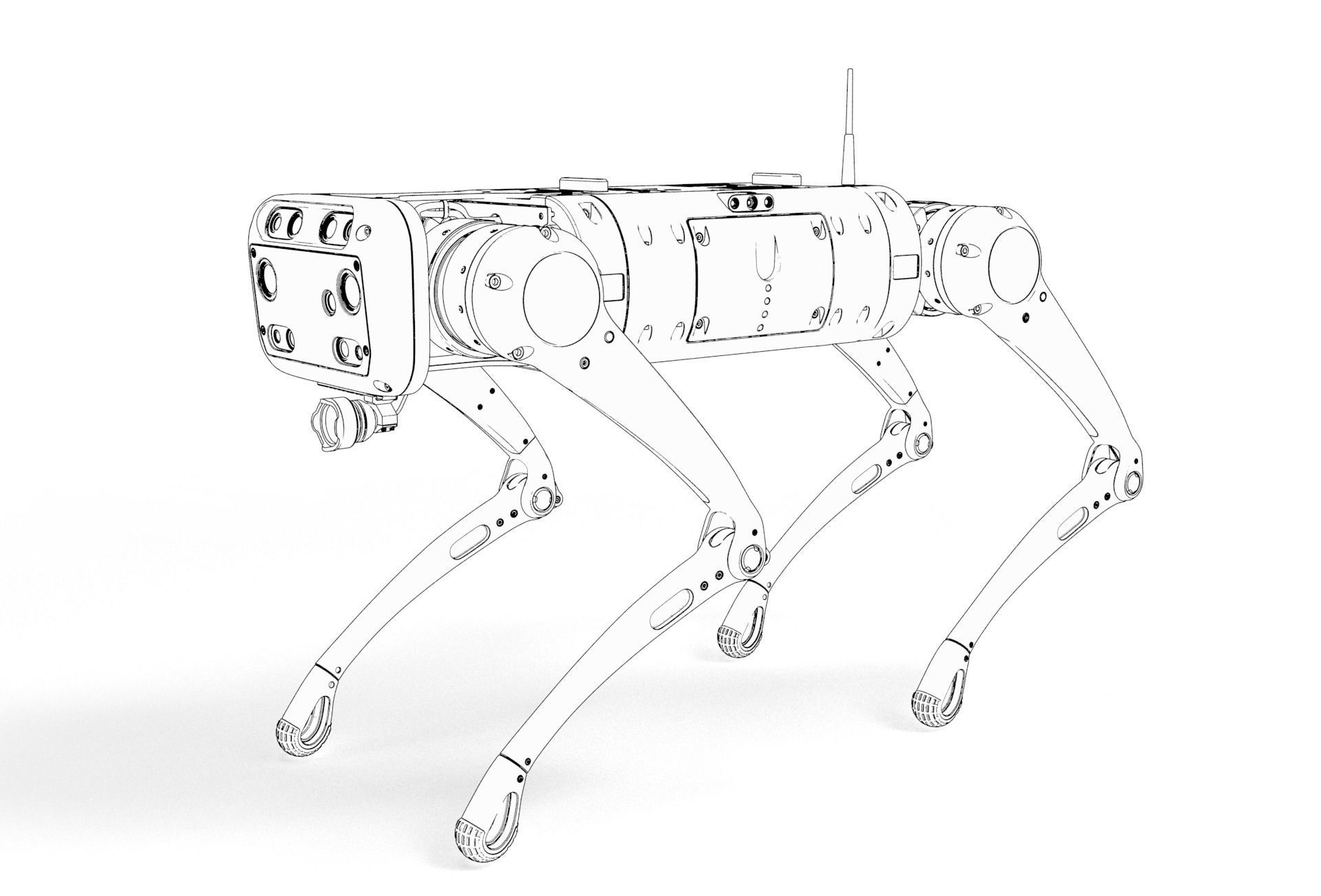 Robot dog  3D model_32