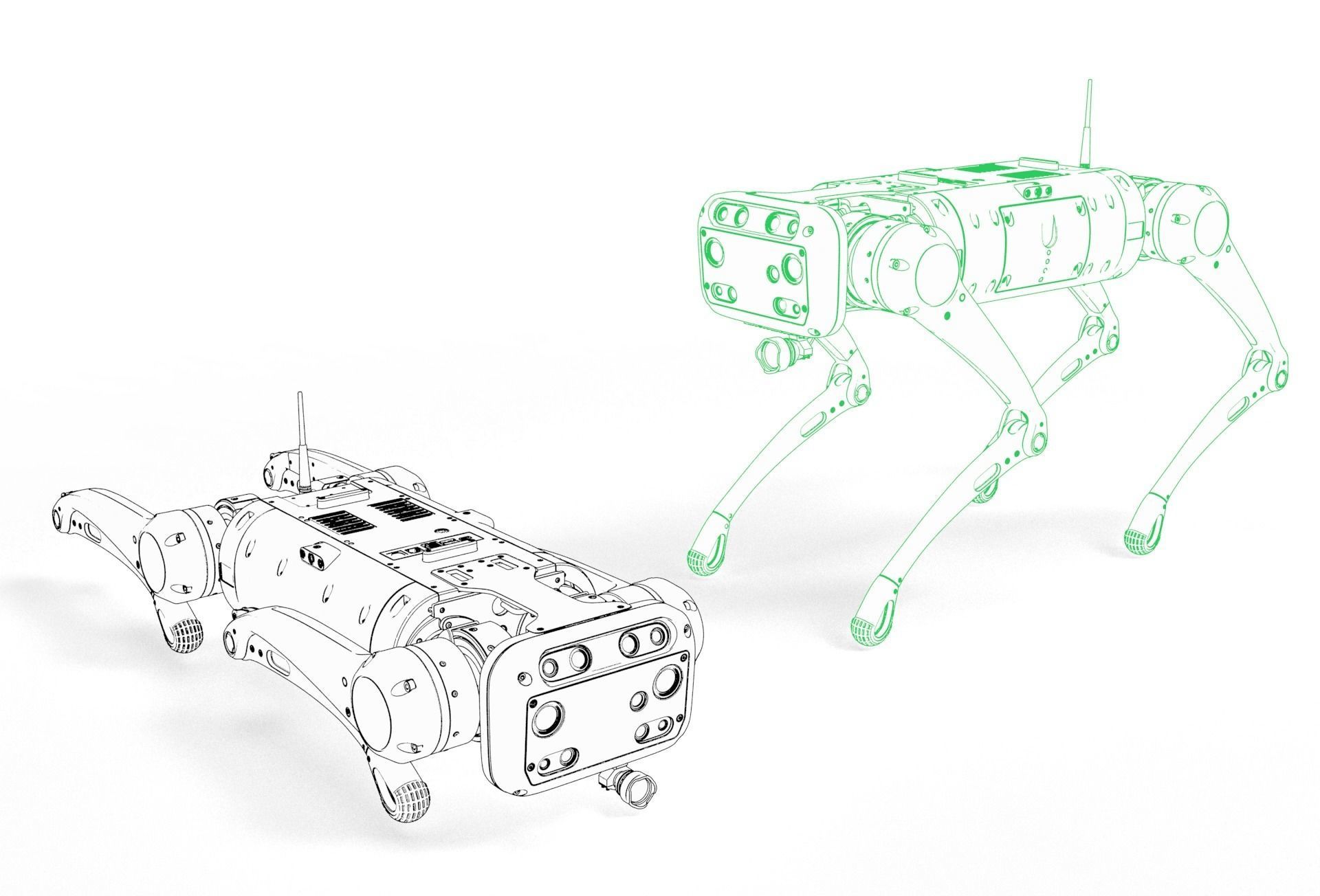 Robot dog  3D model_30