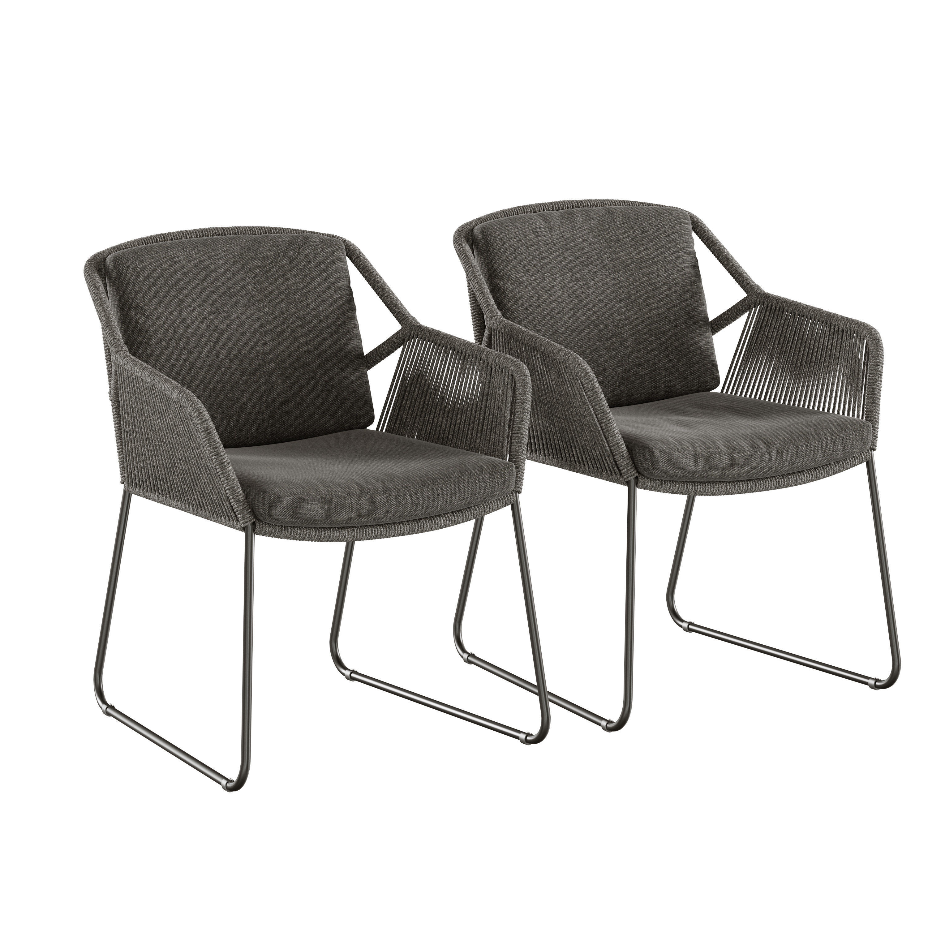 4so accor dining set 3D model_3