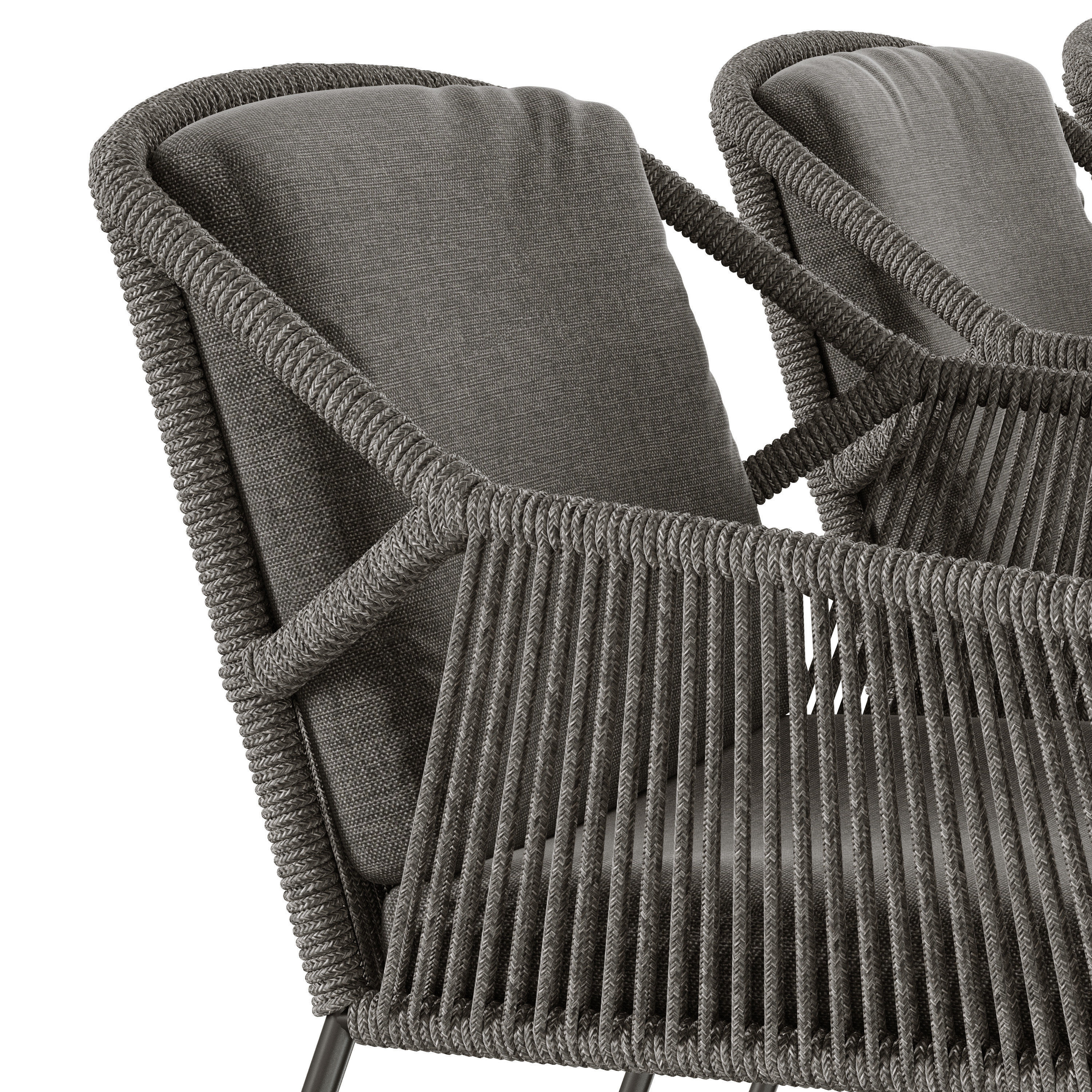 4so accor dining set 3D model_1