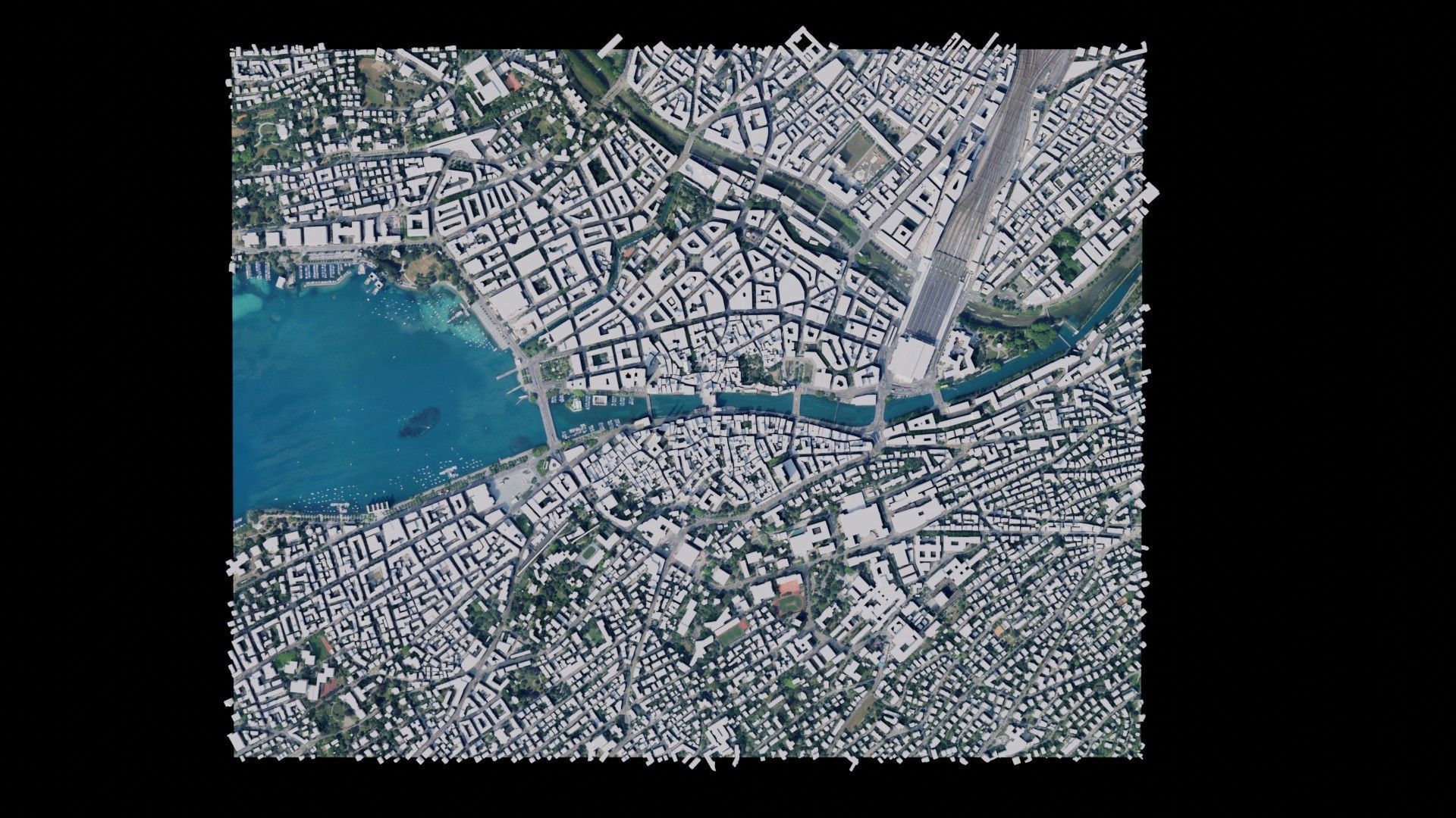 Zurich - Switzerland 3D model_2