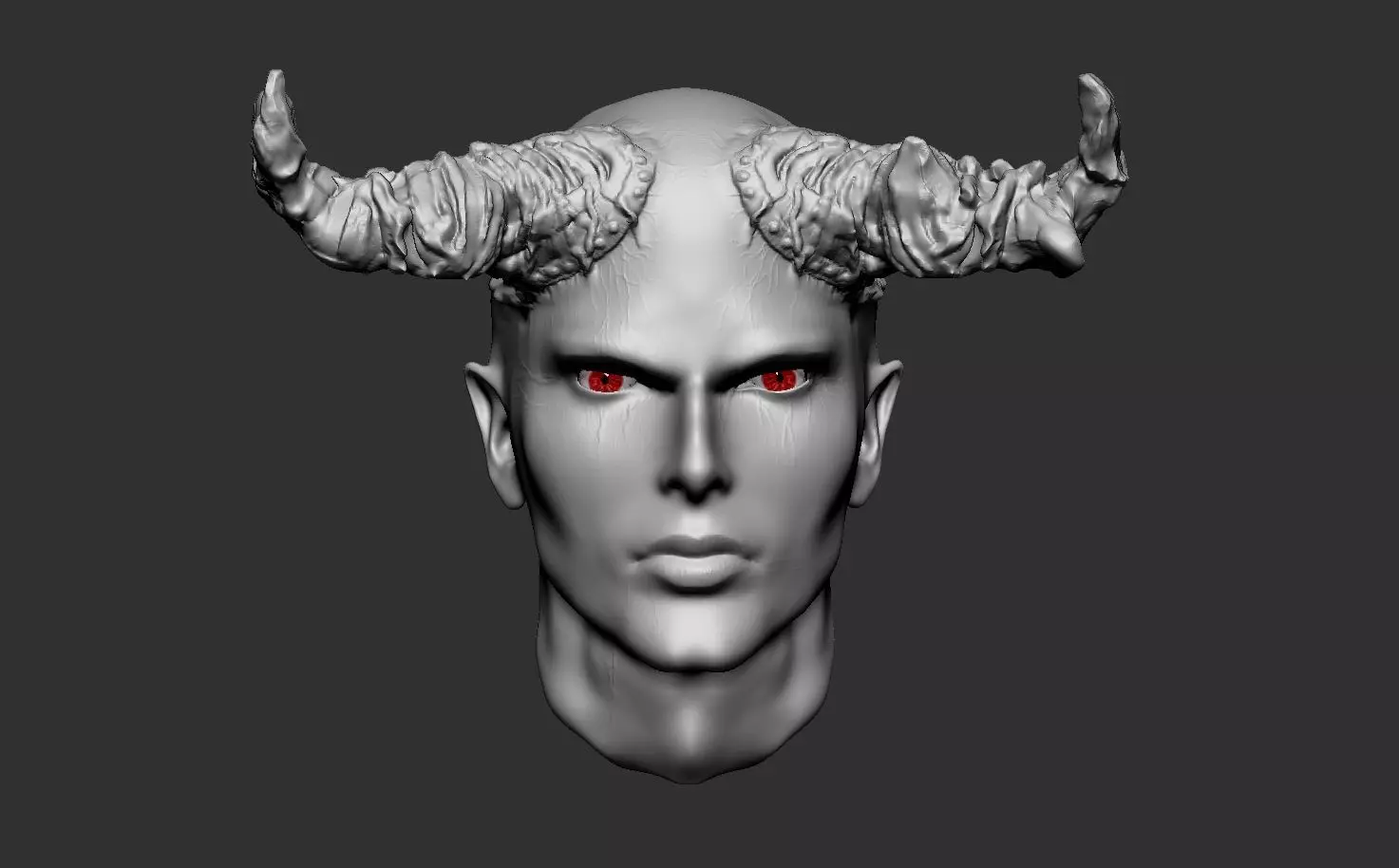 Demon Head Male 1 3D model
