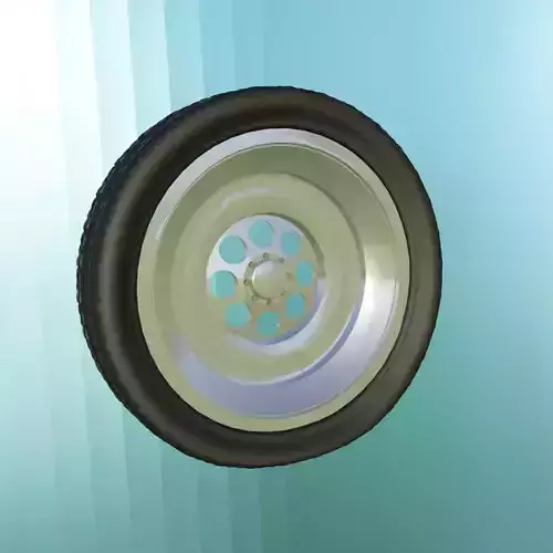Offroad Relastic Car Tyre 3D model