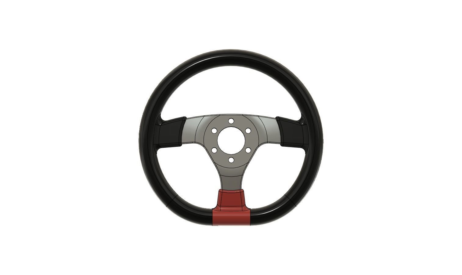 Steering Wheel Setup RC 1to10 3D print model_7