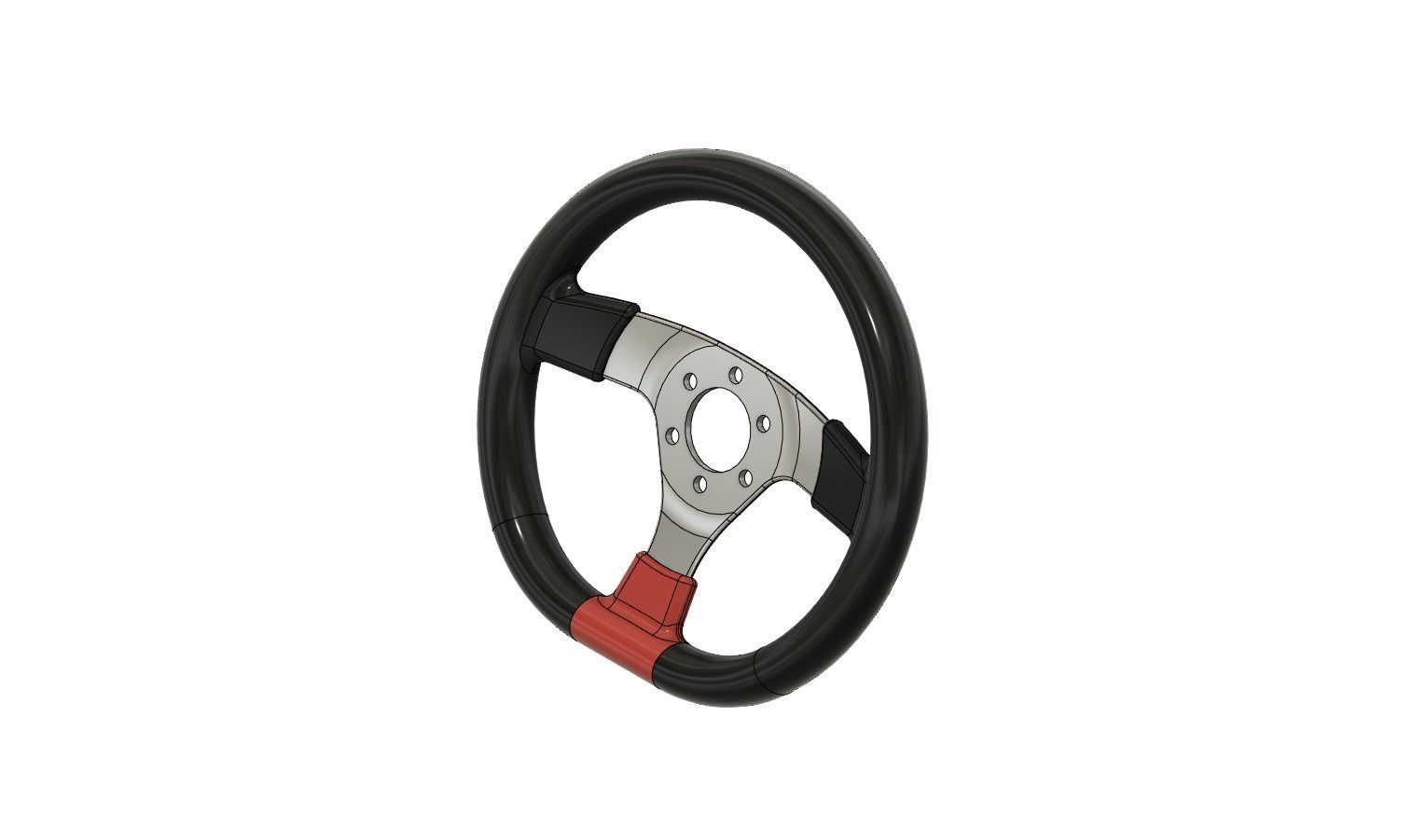 Steering Wheel Setup RC 1to10 3D print model_8