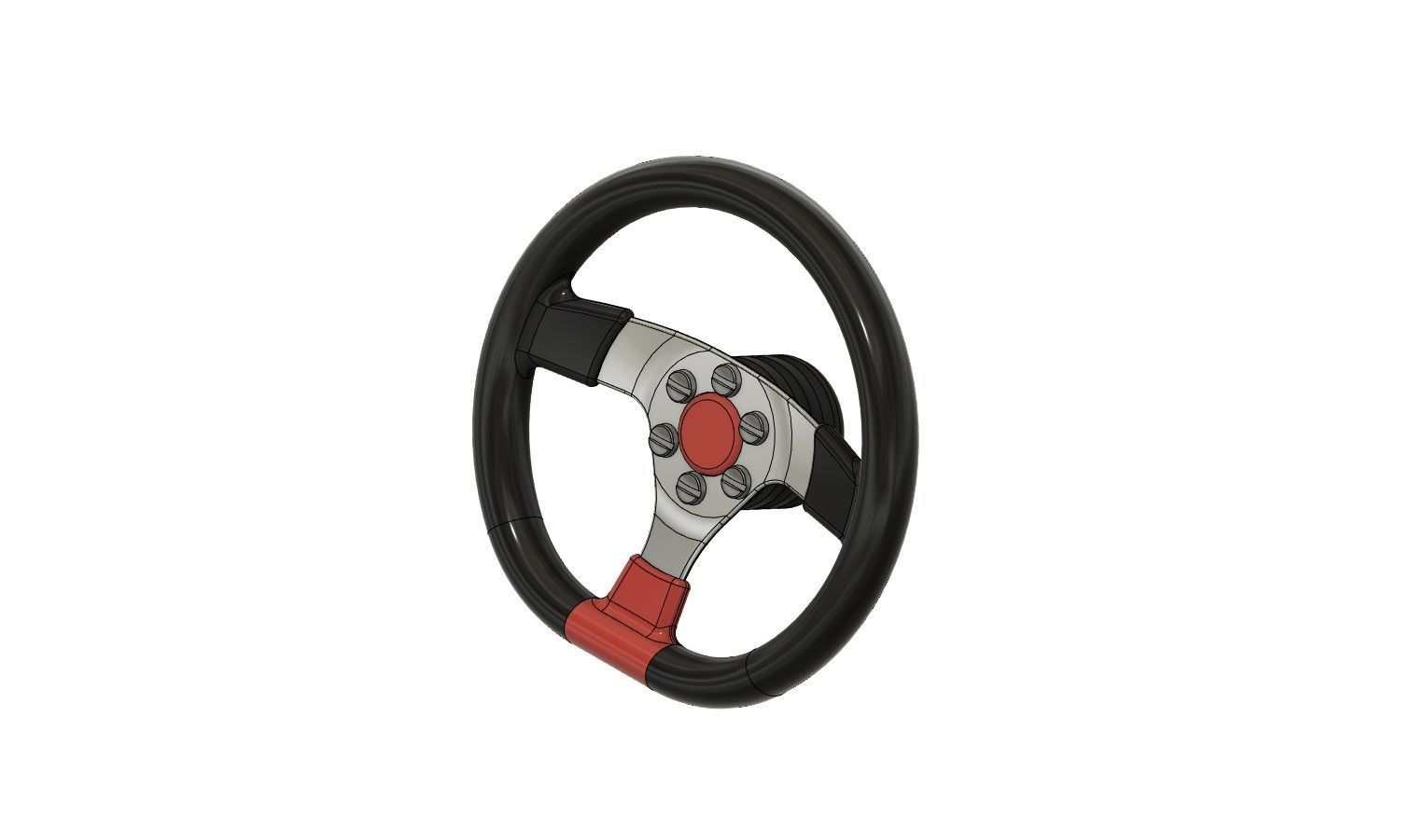Steering Wheel Setup RC 1to10 3D print model_6
