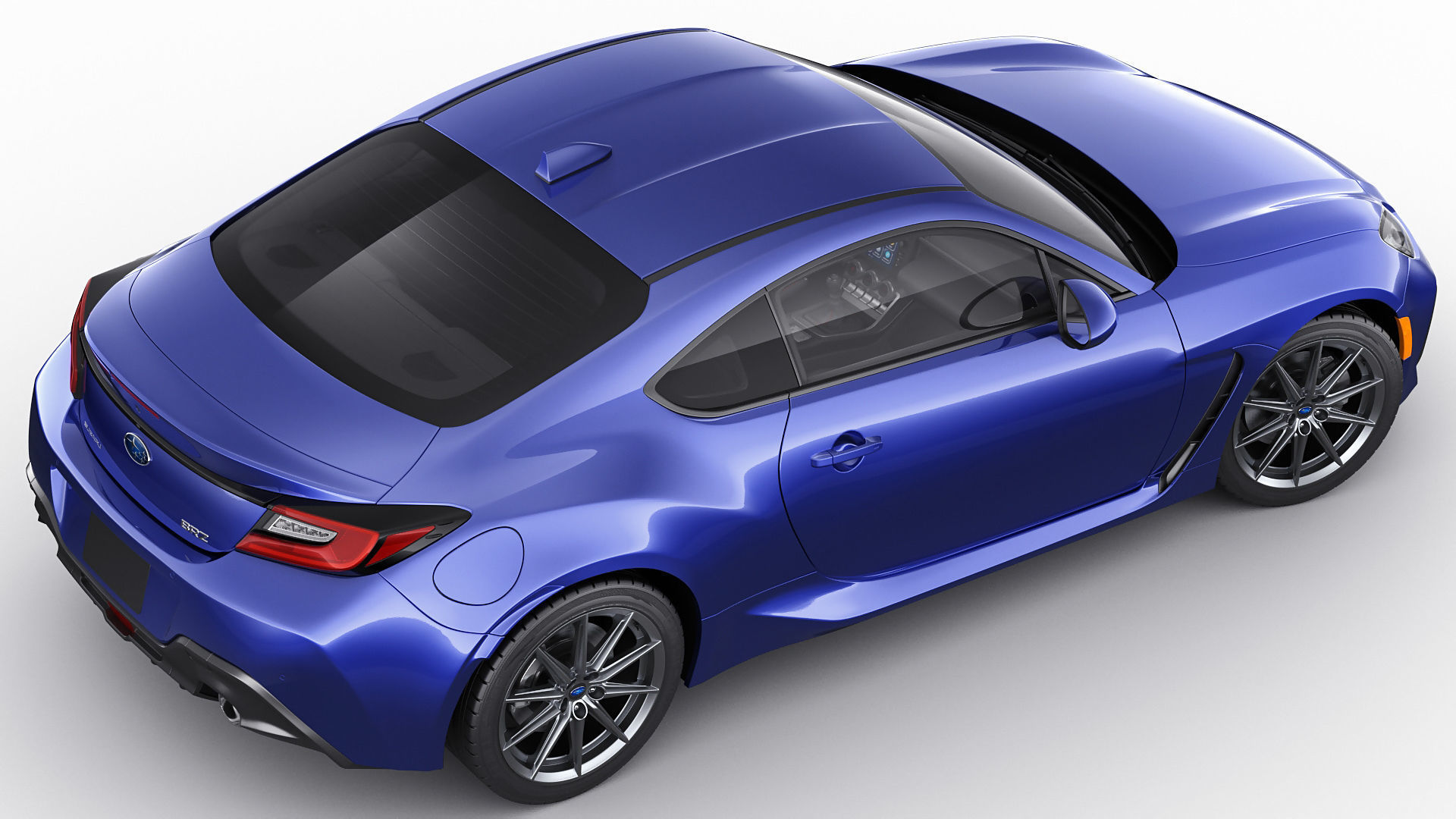 Subaru BRZ 2021 with interior 3D model_10