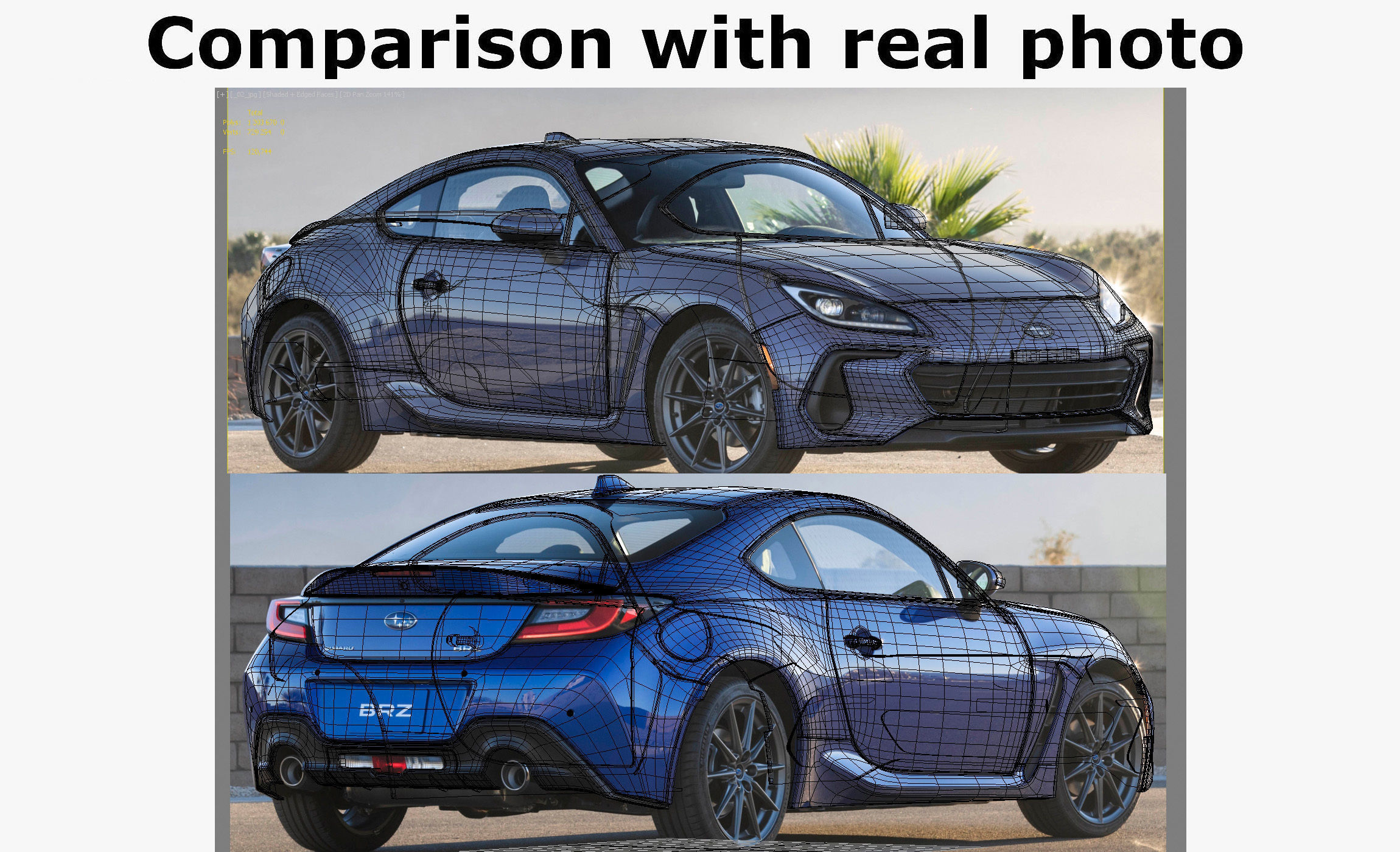 Subaru BRZ 2021 with interior 3D model_34