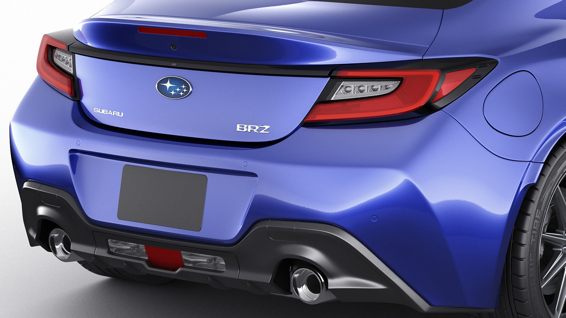 Subaru BRZ 2021 with interior 3D model_7