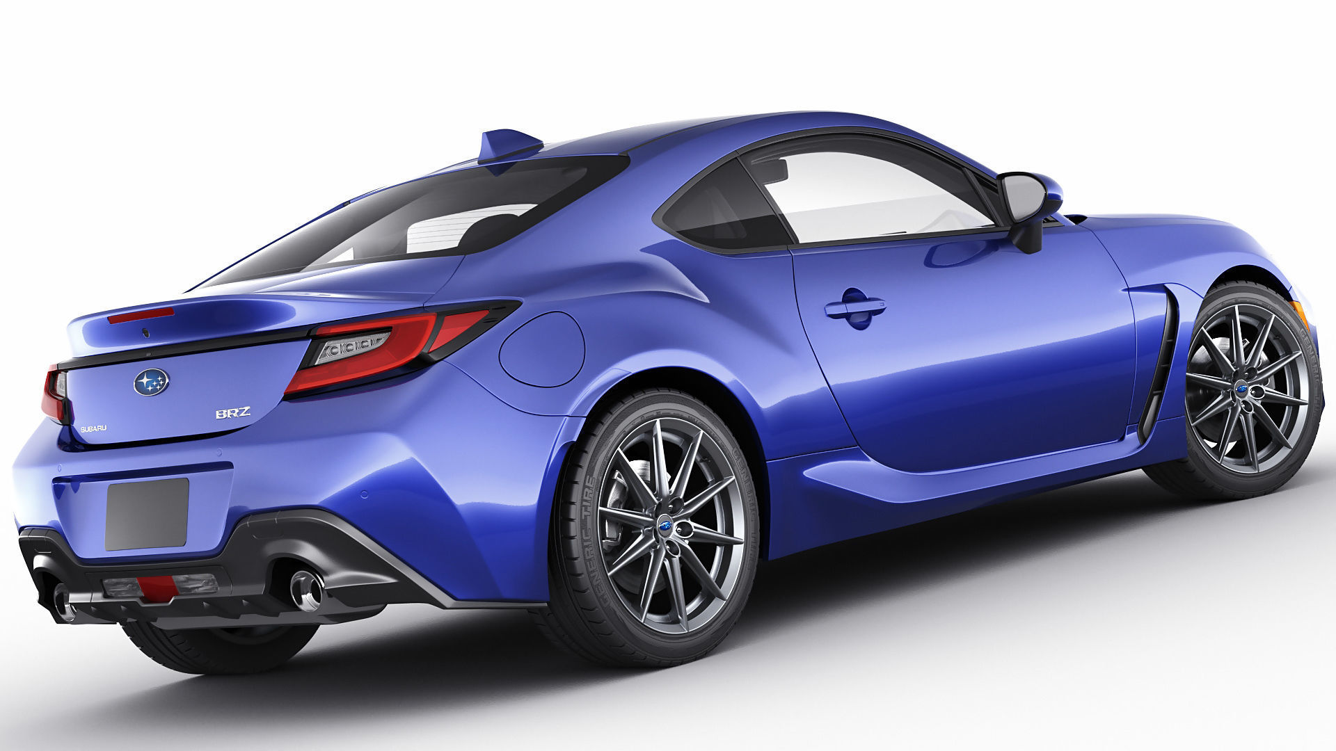 Subaru BRZ 2021 with interior 3D model_12