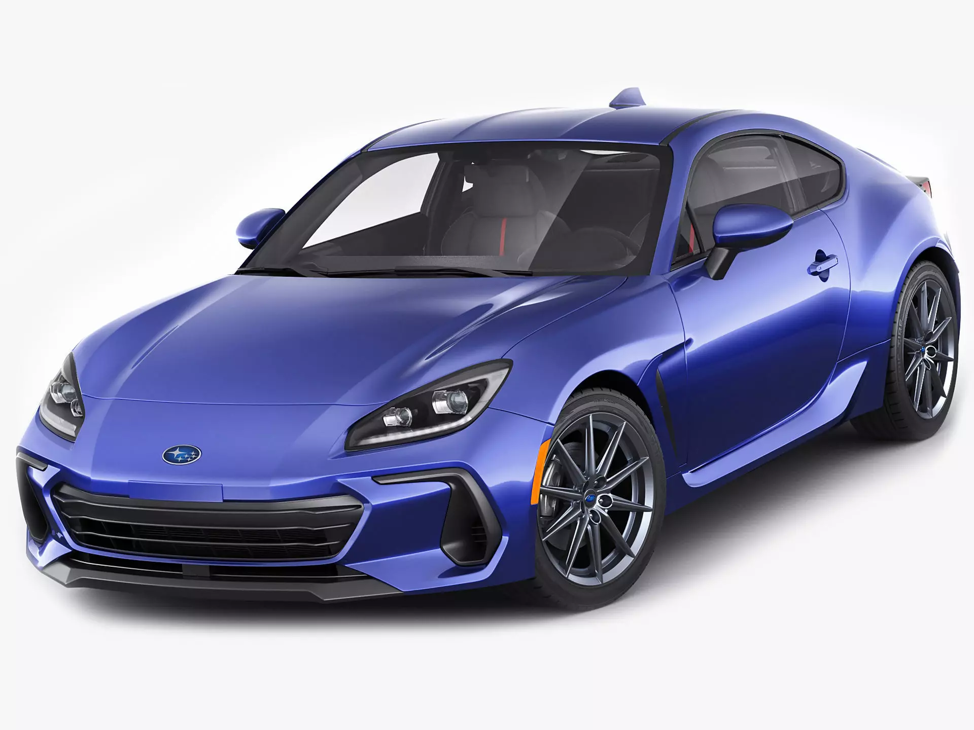 Subaru BRZ 2021 with interior 3D model_0