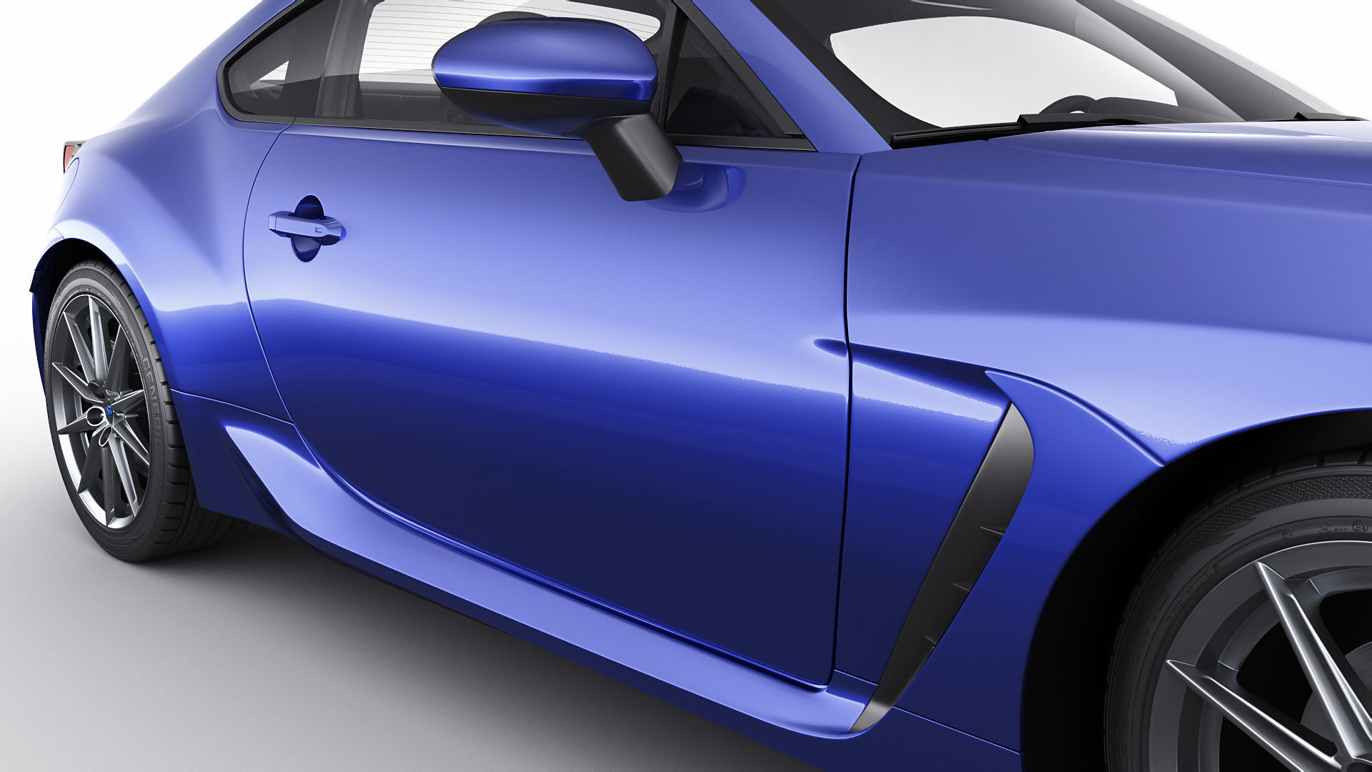 Subaru BRZ 2021 with interior 3D model_14