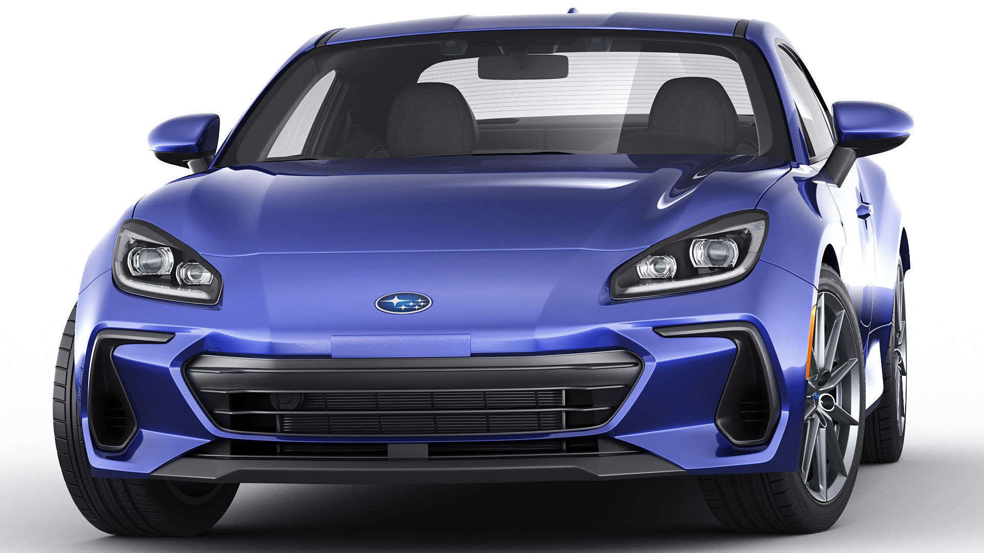 Subaru BRZ 2021 with interior 3D model_15