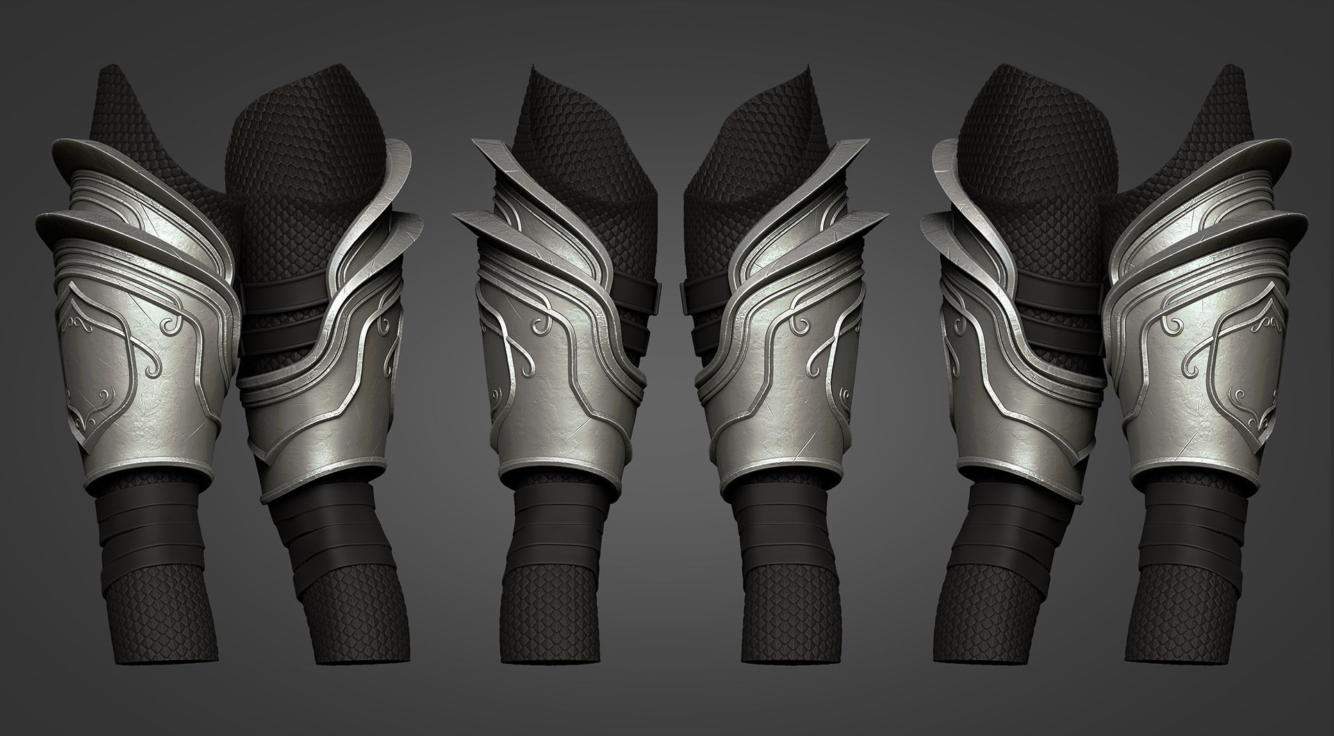 Sylvanas Windrunner - Upper Leg Armor 3D print model_6