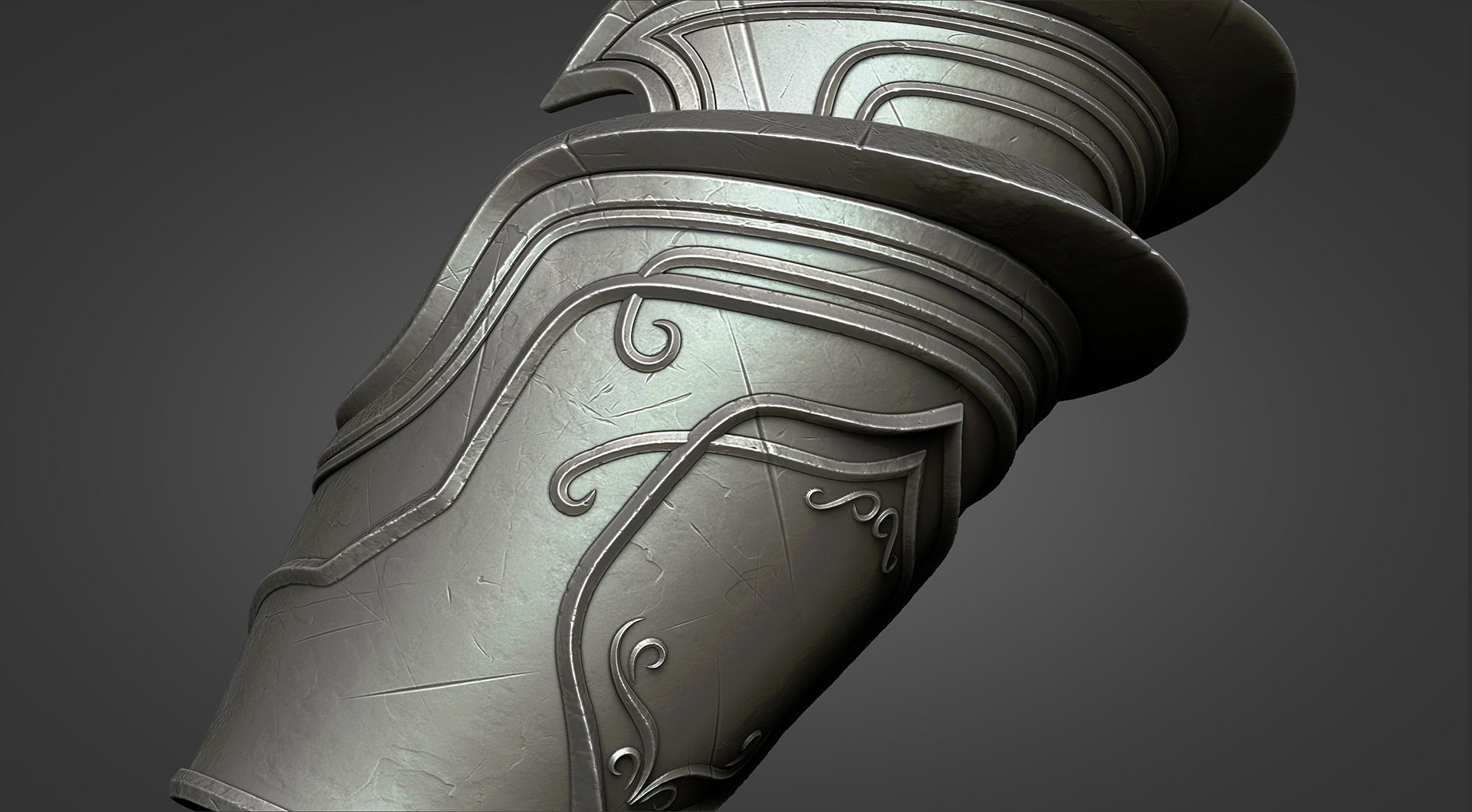 Sylvanas Windrunner - Upper Leg Armor 3D print model_1