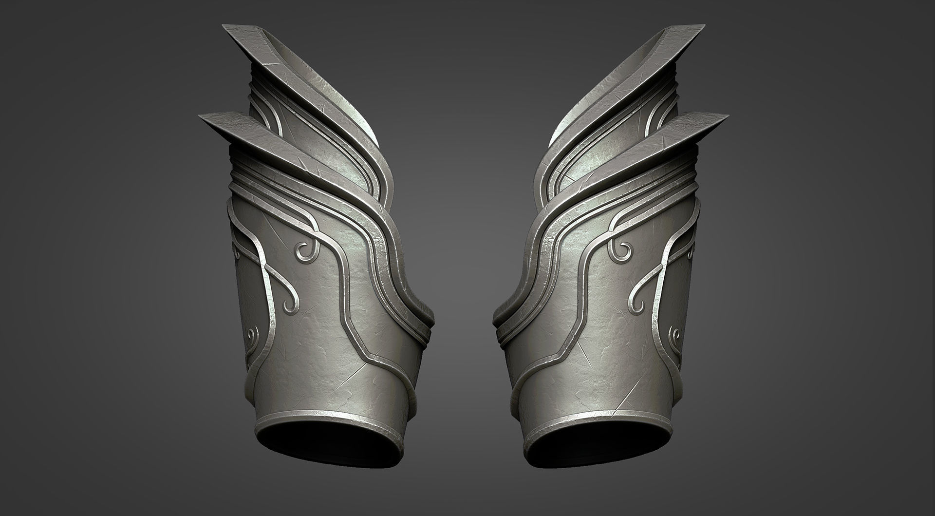 Sylvanas Windrunner - Upper Leg Armor 3D print model_4