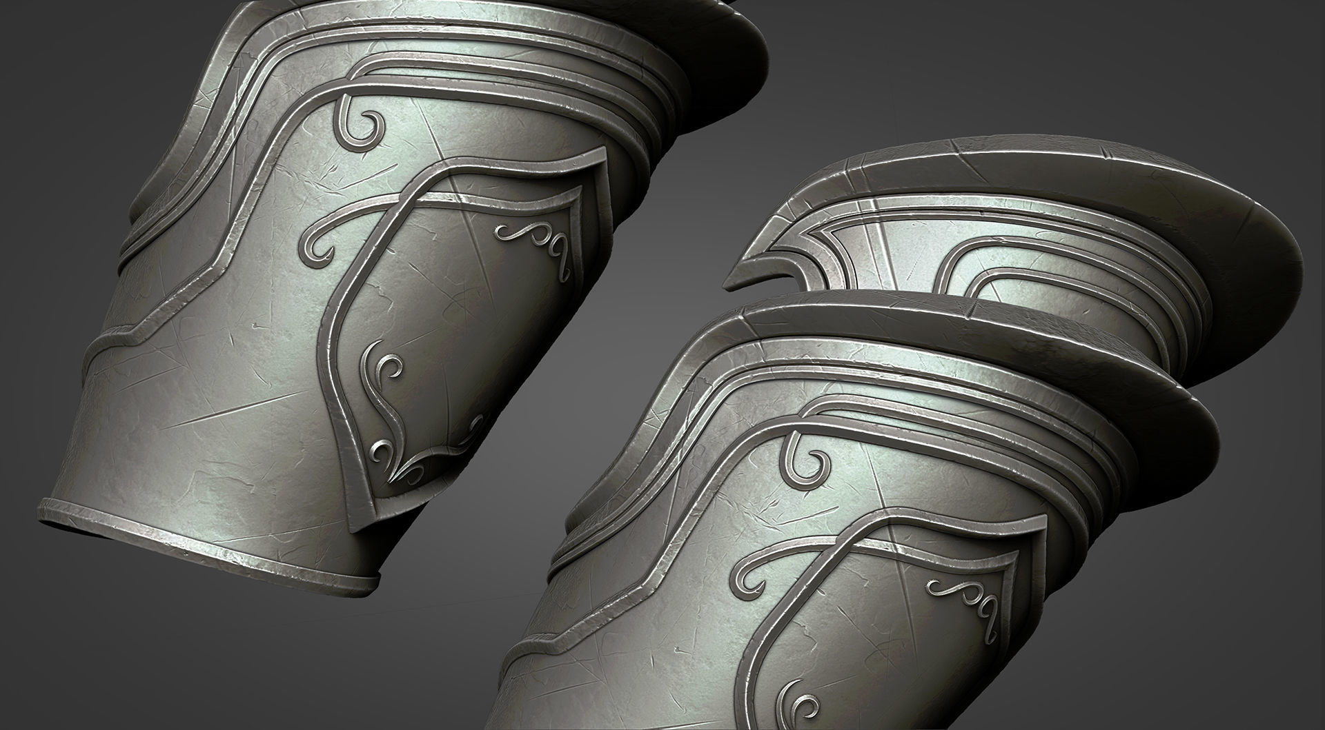 Sylvanas Windrunner - Upper Leg Armor 3D print model_2