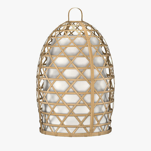 Bamboo lamp 3D model