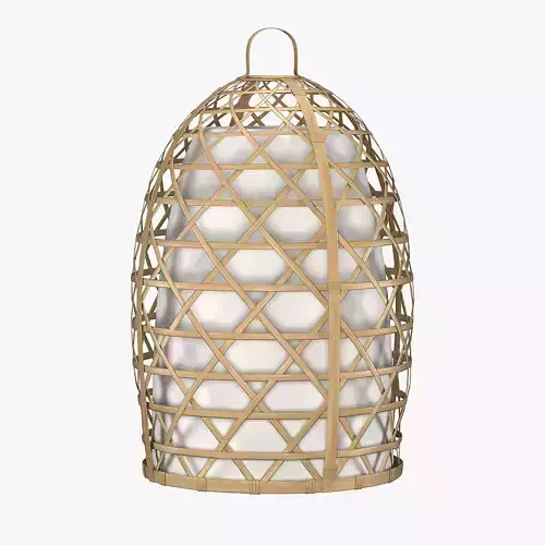 Bamboo lamp 3D model