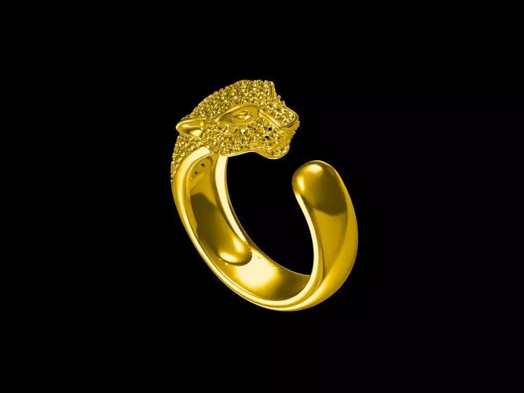 panther ring 3D model