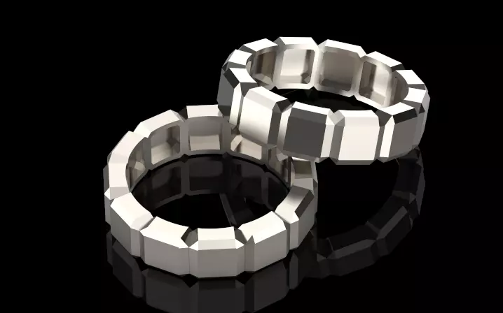 men ring 3D print model_0
