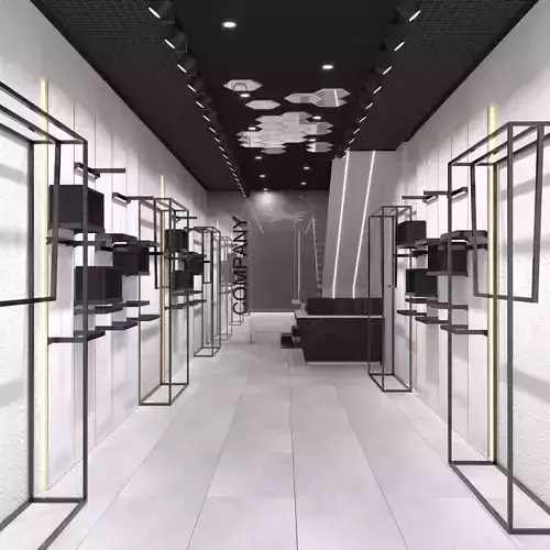 Shopping wear corona render